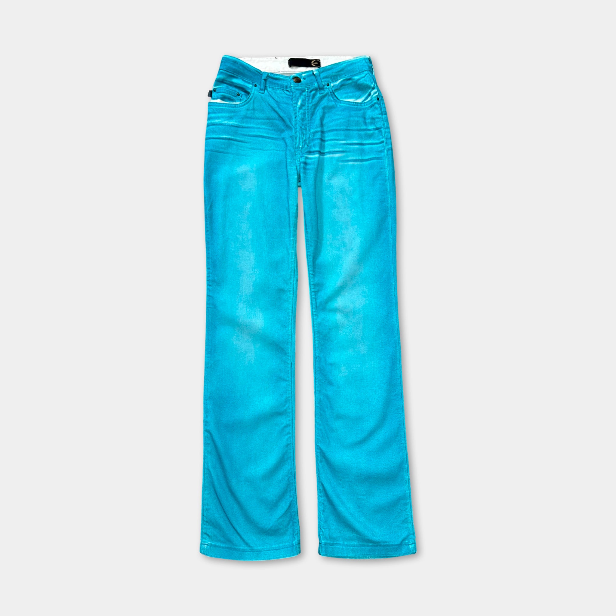 Just Cavalli Flared Blue Denim Jeans