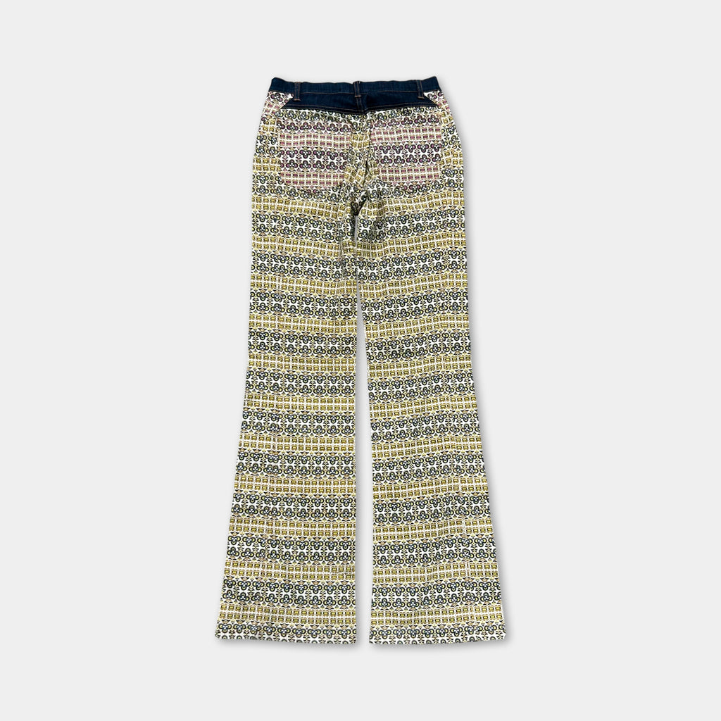 Just Cavalli Floral Pattern Flared Pants