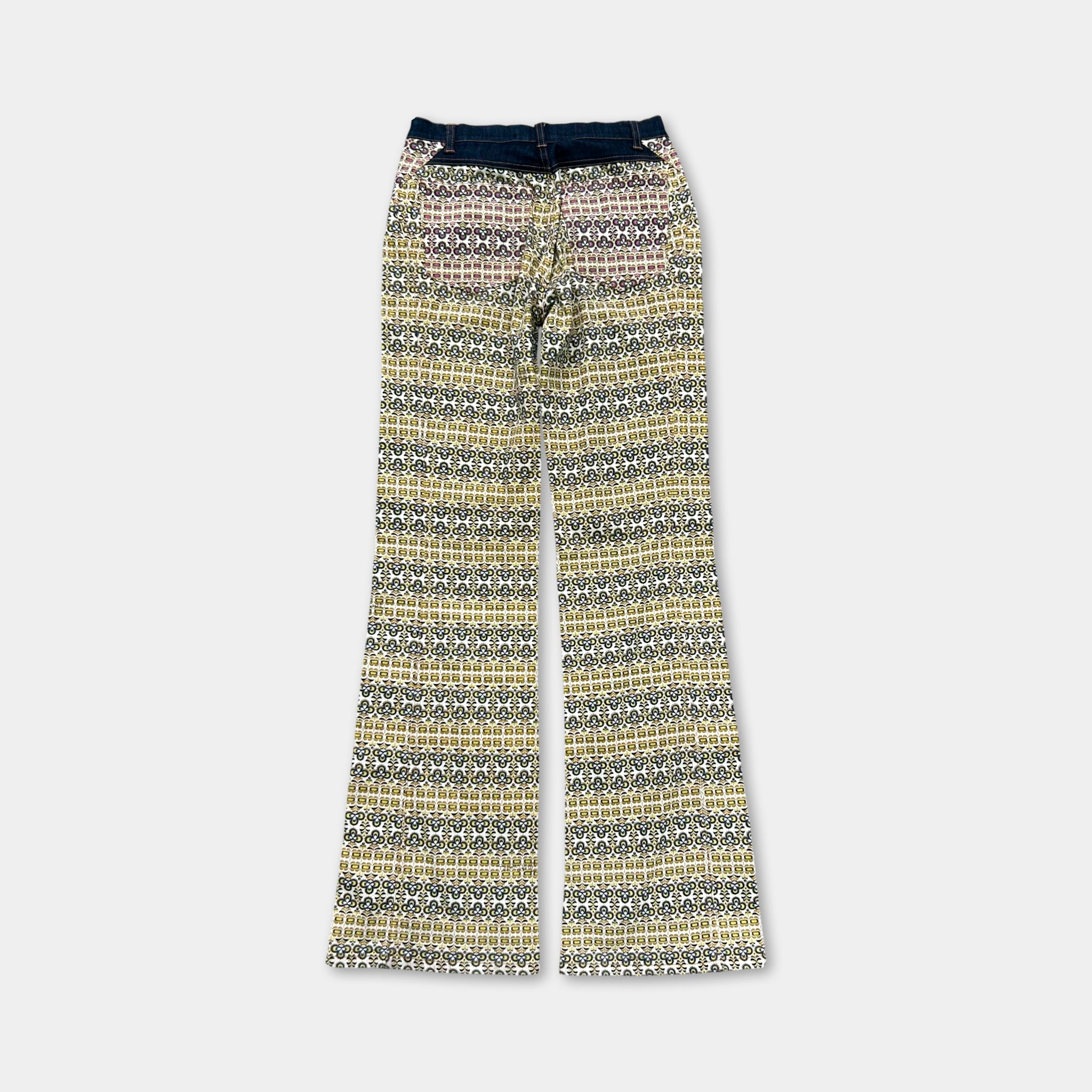 Just Cavalli Floral Pattern Flared Pants