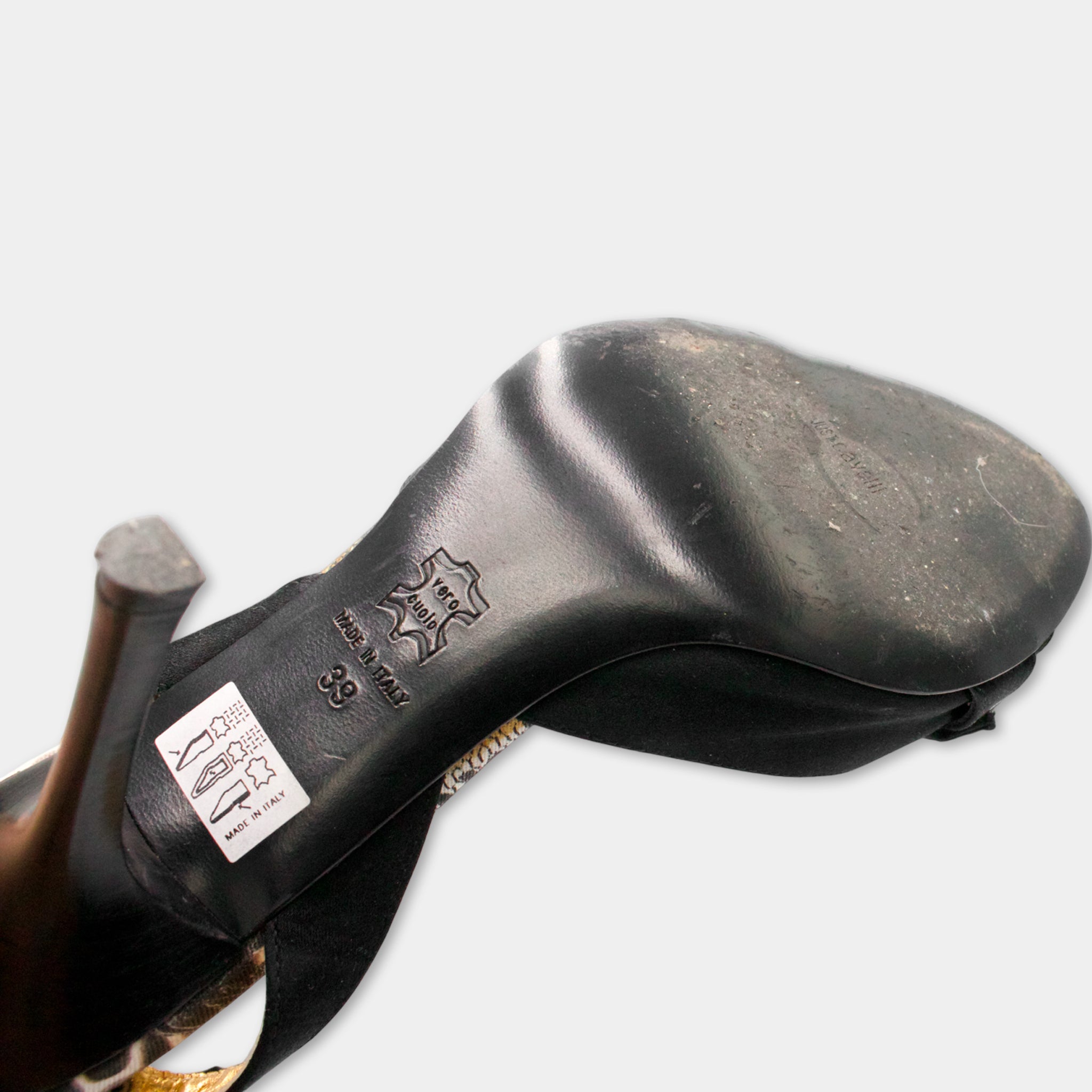 Just Cavalli Text Heels