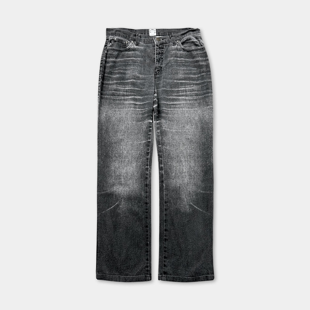 Cavalli Jeans Printed Denim Effect Jeans