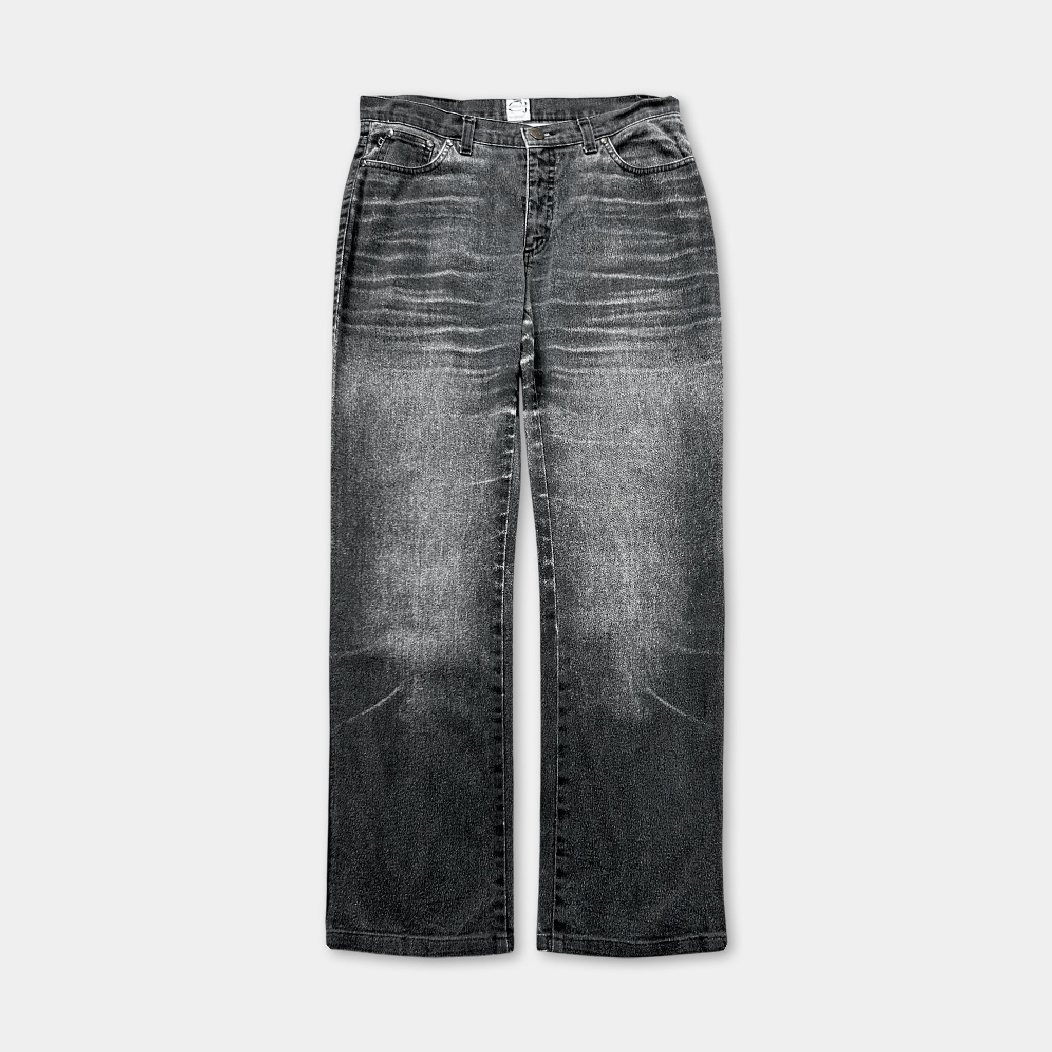 Cavalli Jeans Printed Denim Effect Jeans