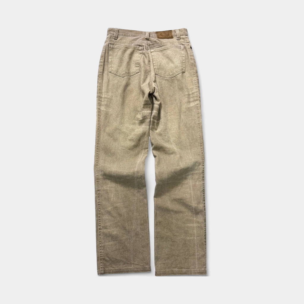 Cavalli Jeans Trompe L'oeil Effect Brown Denim Jeans