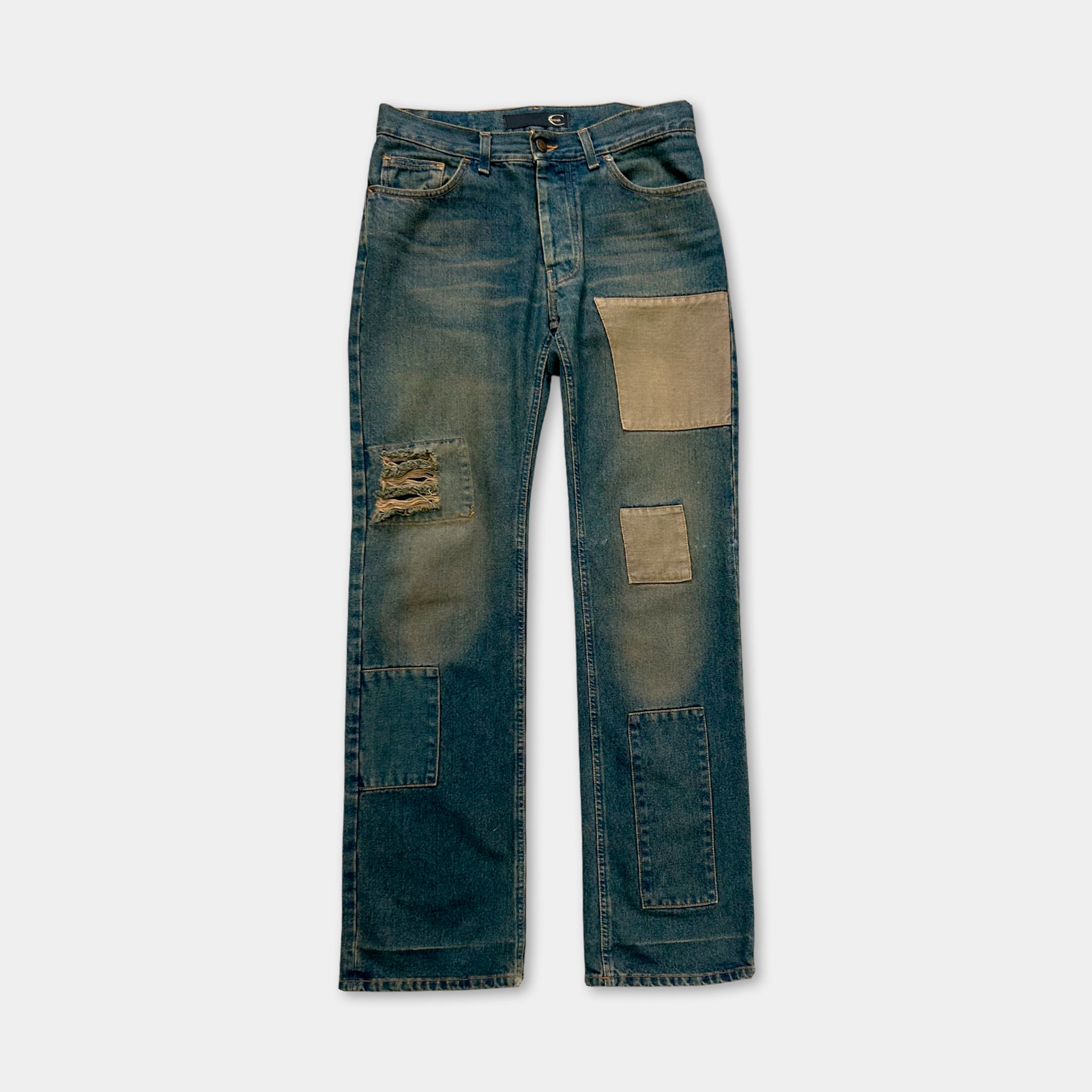 Just Cavalli Vintage Distressed Sand Wash Jeans
