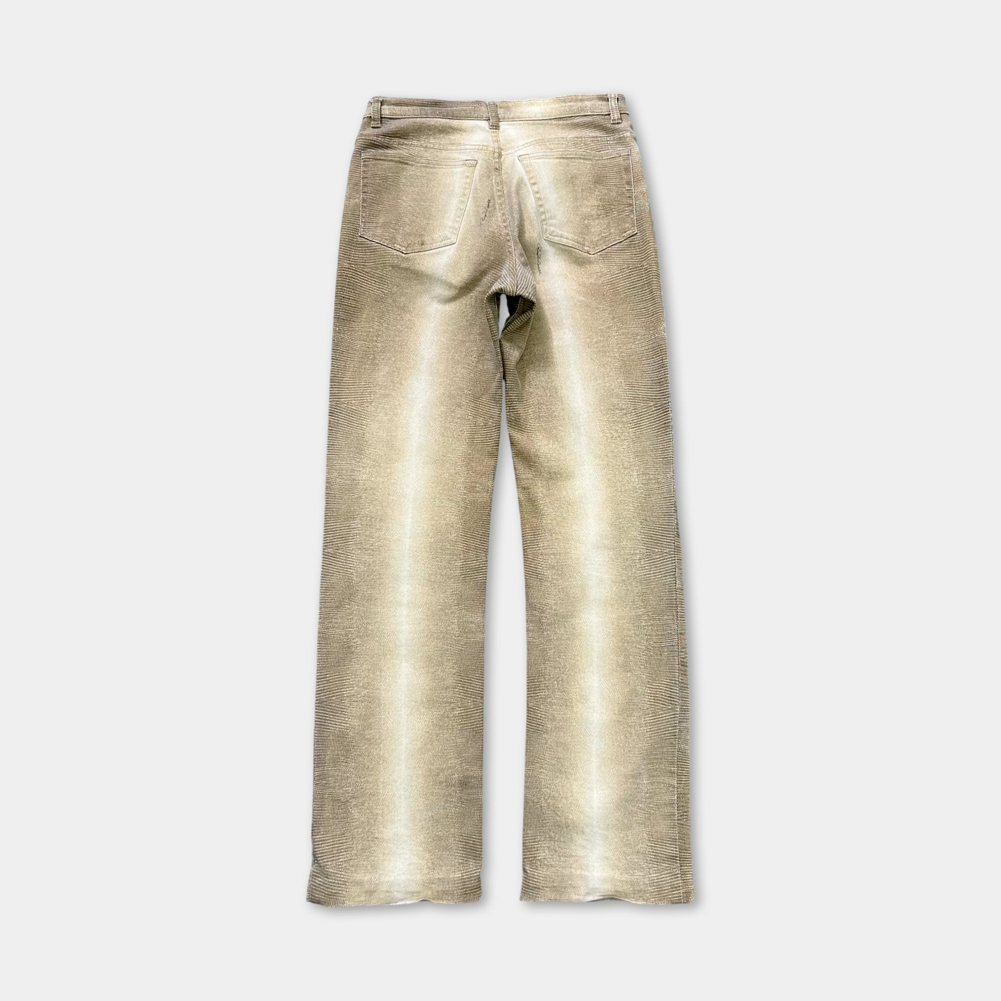 Roberto Cavalli Snake Skin Gradient Yellow Pants