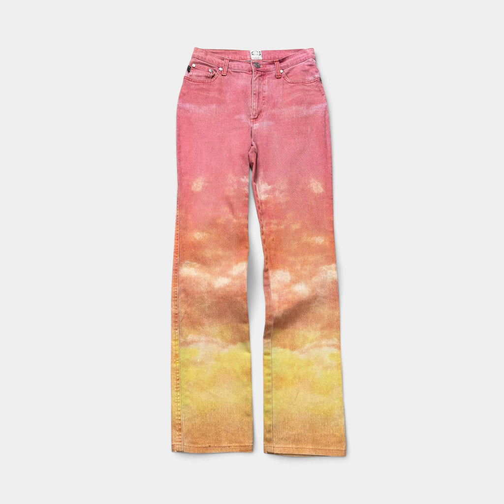 Cavalli Jeans Sunset Gradient Denim Jeans