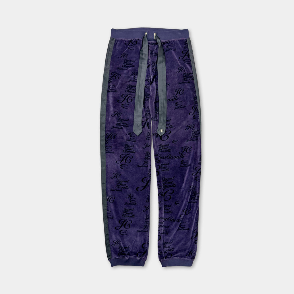 Just Cavalli Purple Velour Two-Piece Set