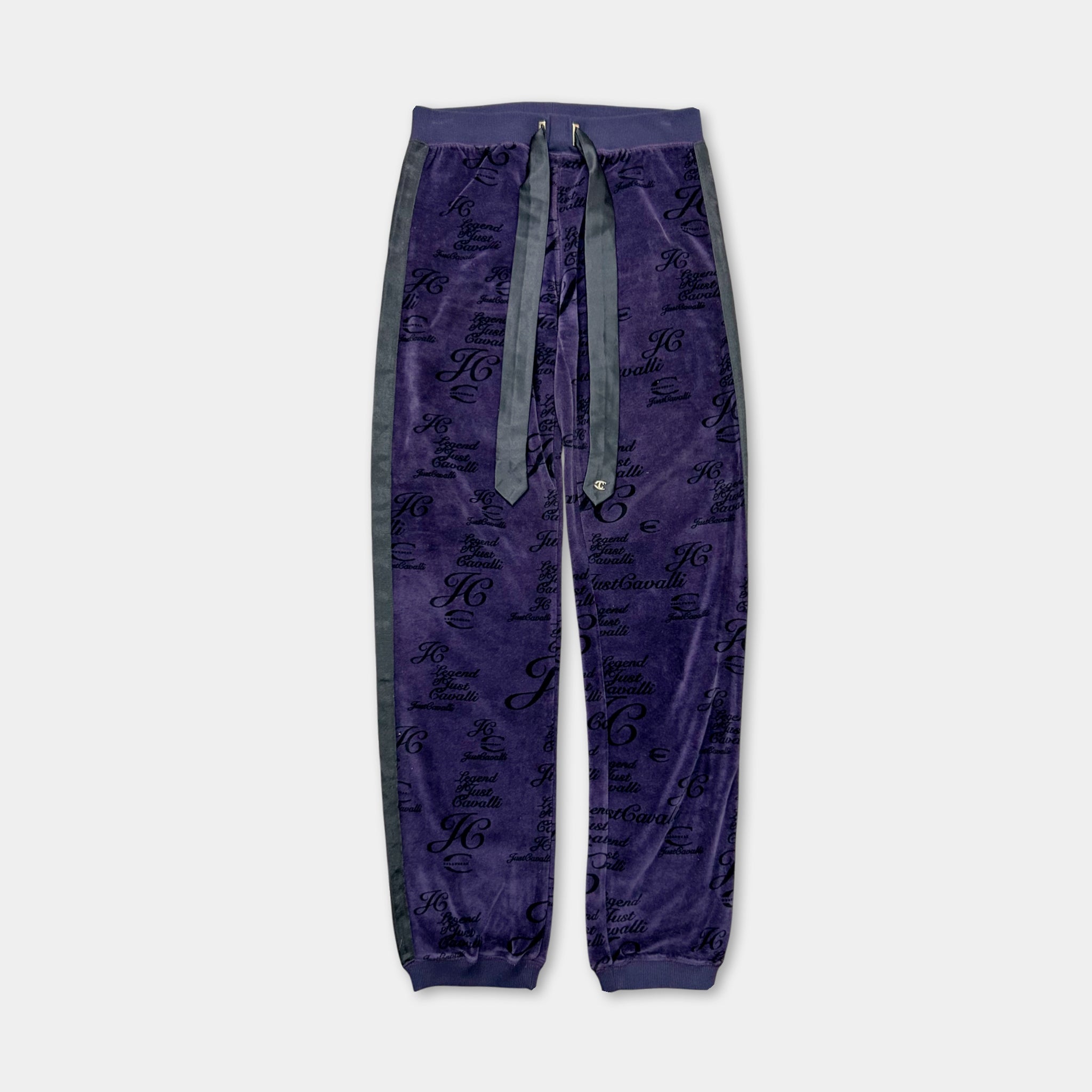 Just Cavalli Purple Velour Two-Piece Set