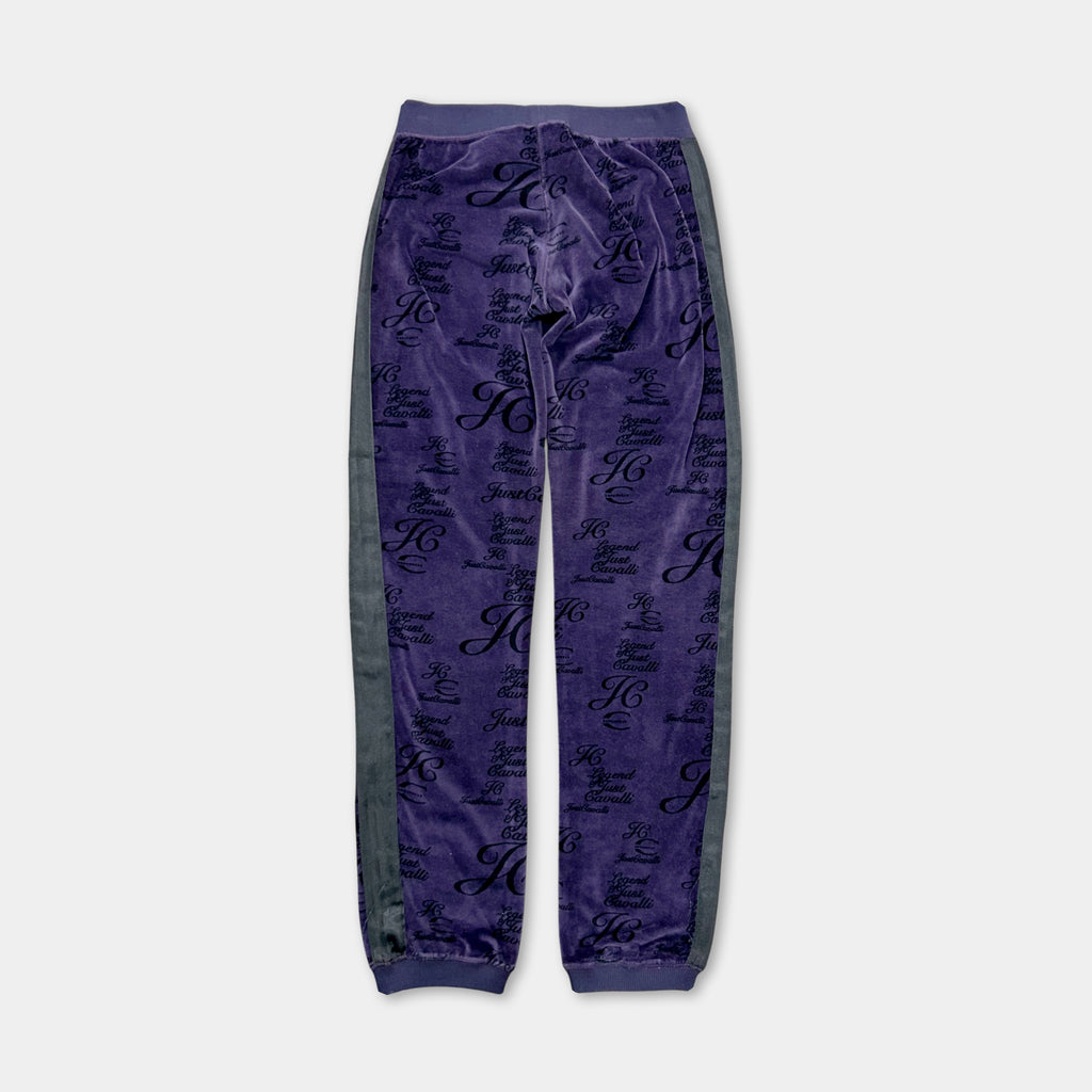 Just Cavalli Purple Velour Two-Piece Set