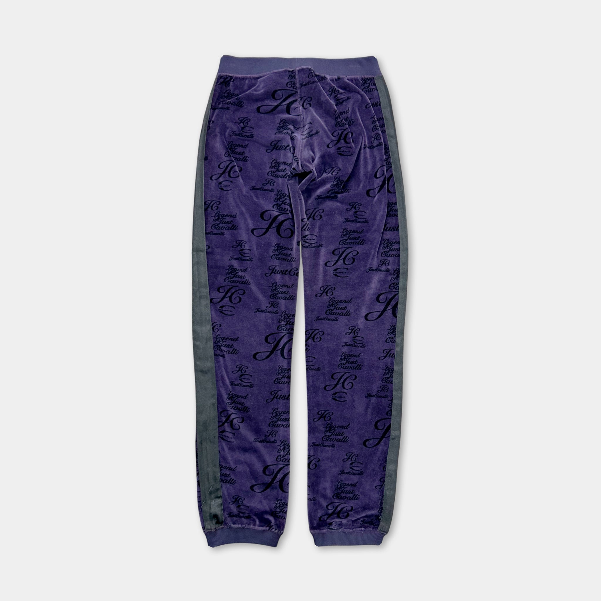 Just Cavalli Purple Velour Two-Piece Set