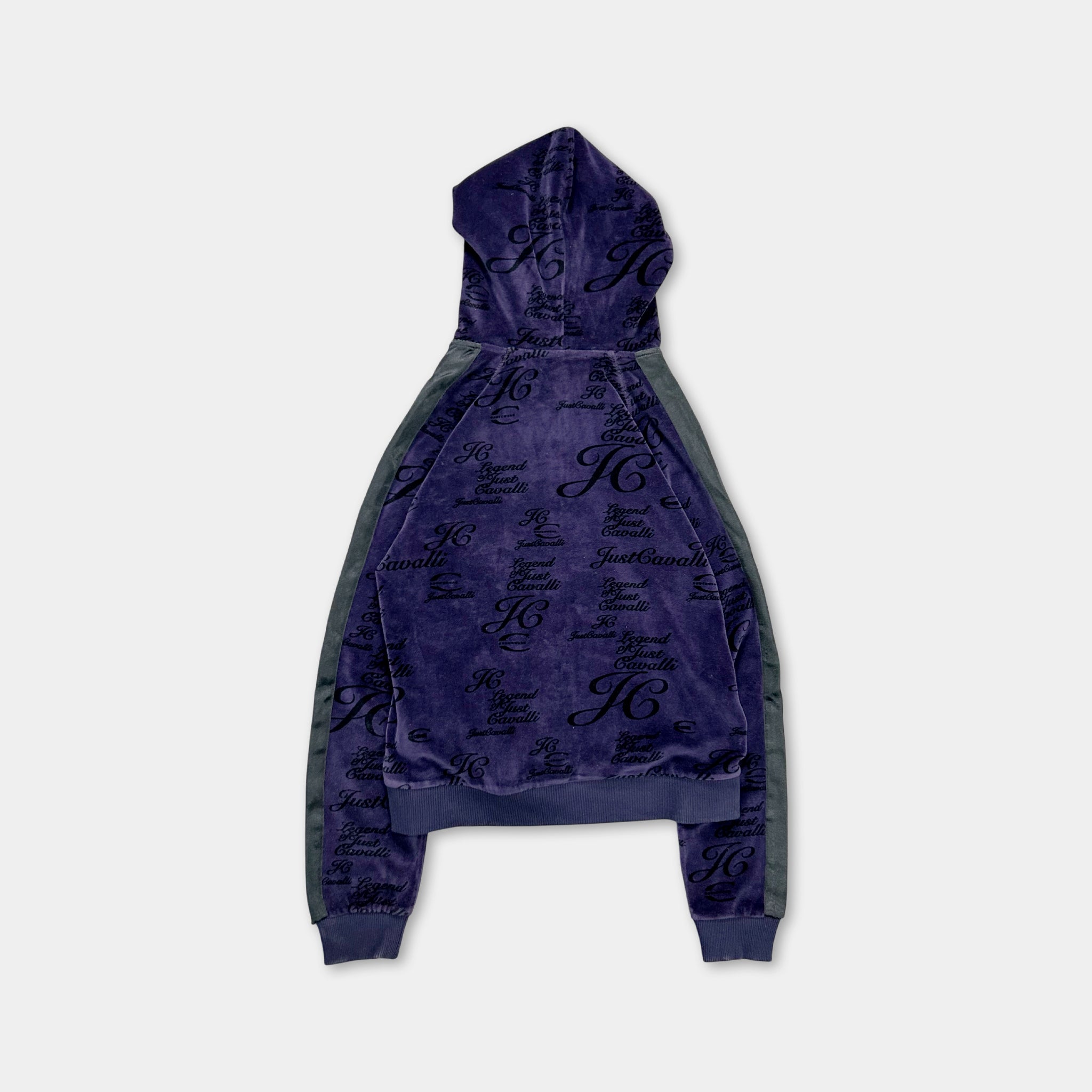 Just Cavalli Purple Velour Two-Piece Set