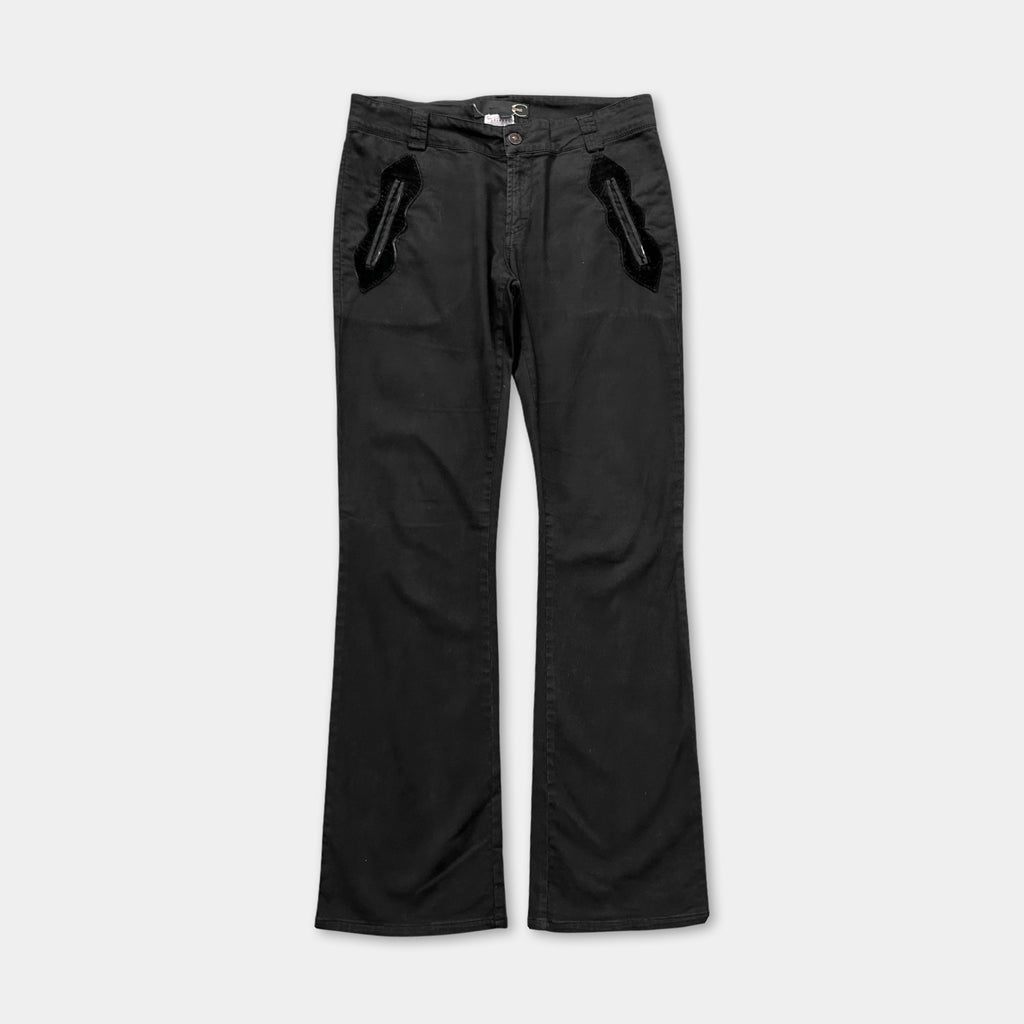 Just Cavalli Black Flared Pants