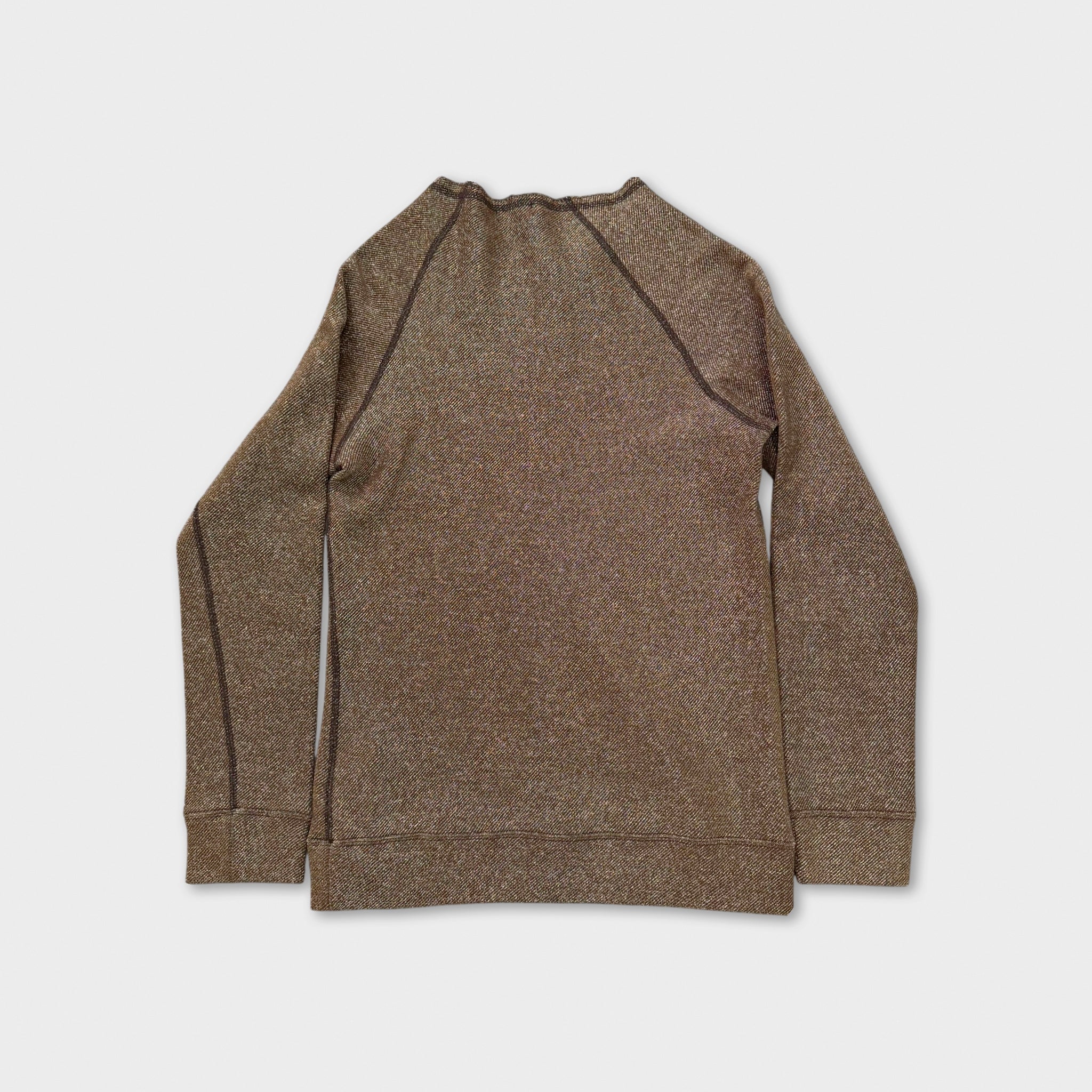 Comme des Garçons Tricot Full-Zip Gold Knit Jacket