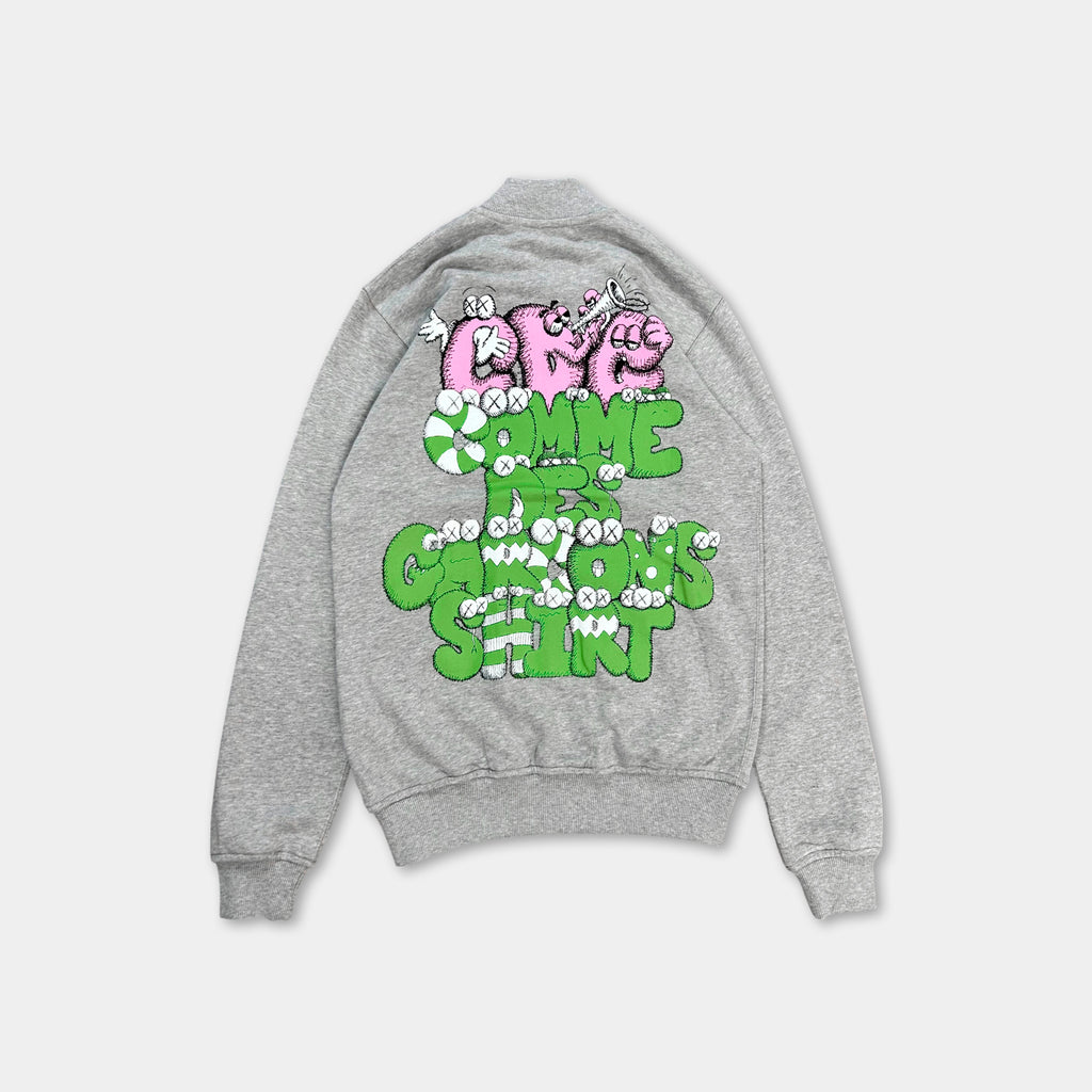 Comme Des Garçons Shirt 2020 Grey Zip-Up Jacket