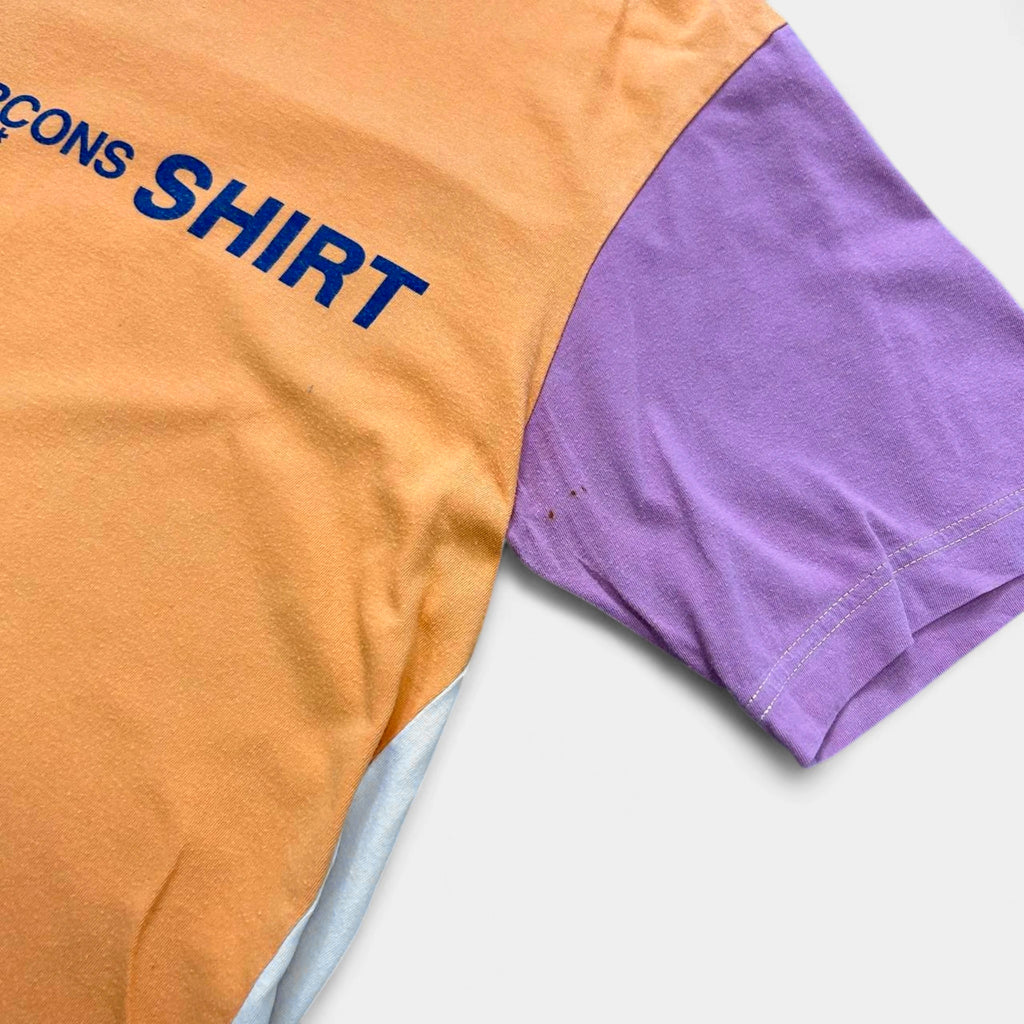 Comme Des Garçons SHIRT Colorblock Multicolor Tee