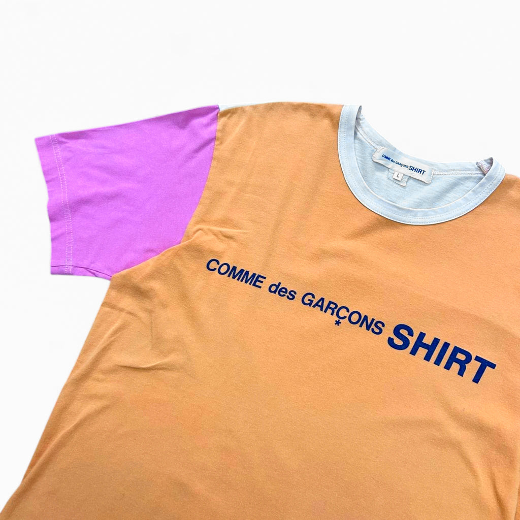Comme Des Garçons SHIRT Colorblock Multicolor Tee