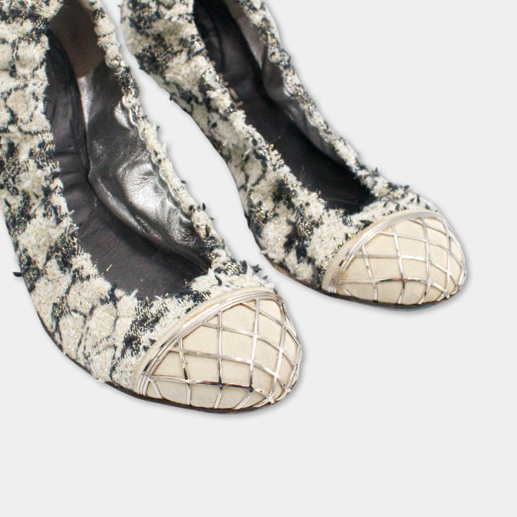 Chanel Tweed Ballerinas