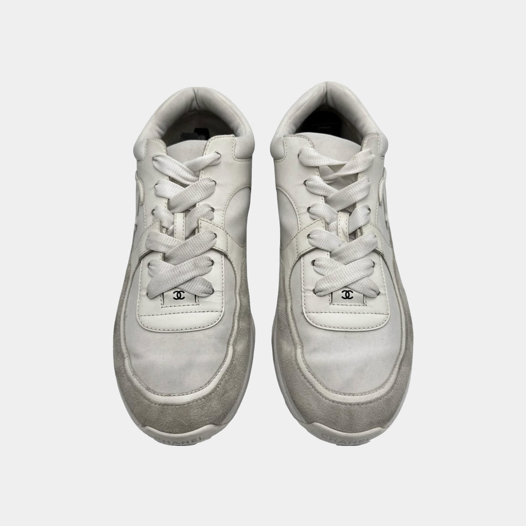 Chanel 2019 Nylon Suede CC Runner Sneakers
