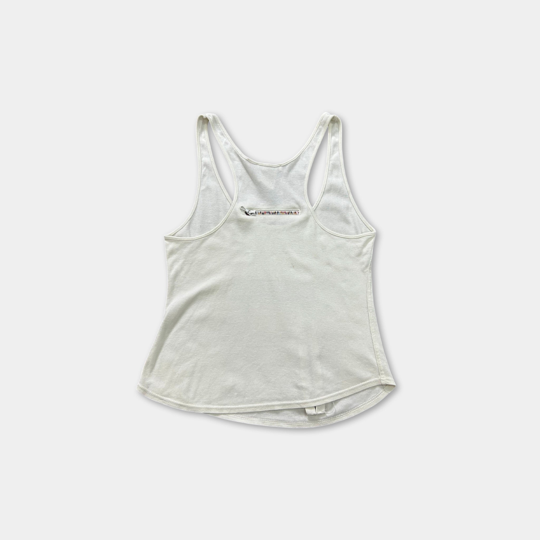 Chloé SS01 by Stella McCartney "Valentine" Zipper Tank Top