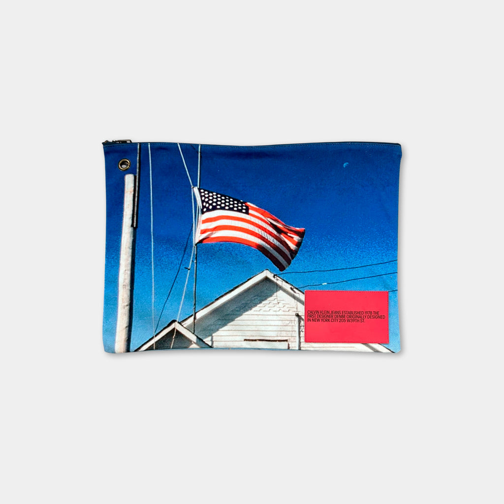 Calvin Klein Jeans by Raf Simons "American Flag" Large Pouch
