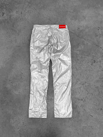 Calvin Klein Metallic Silver Jeans (M)