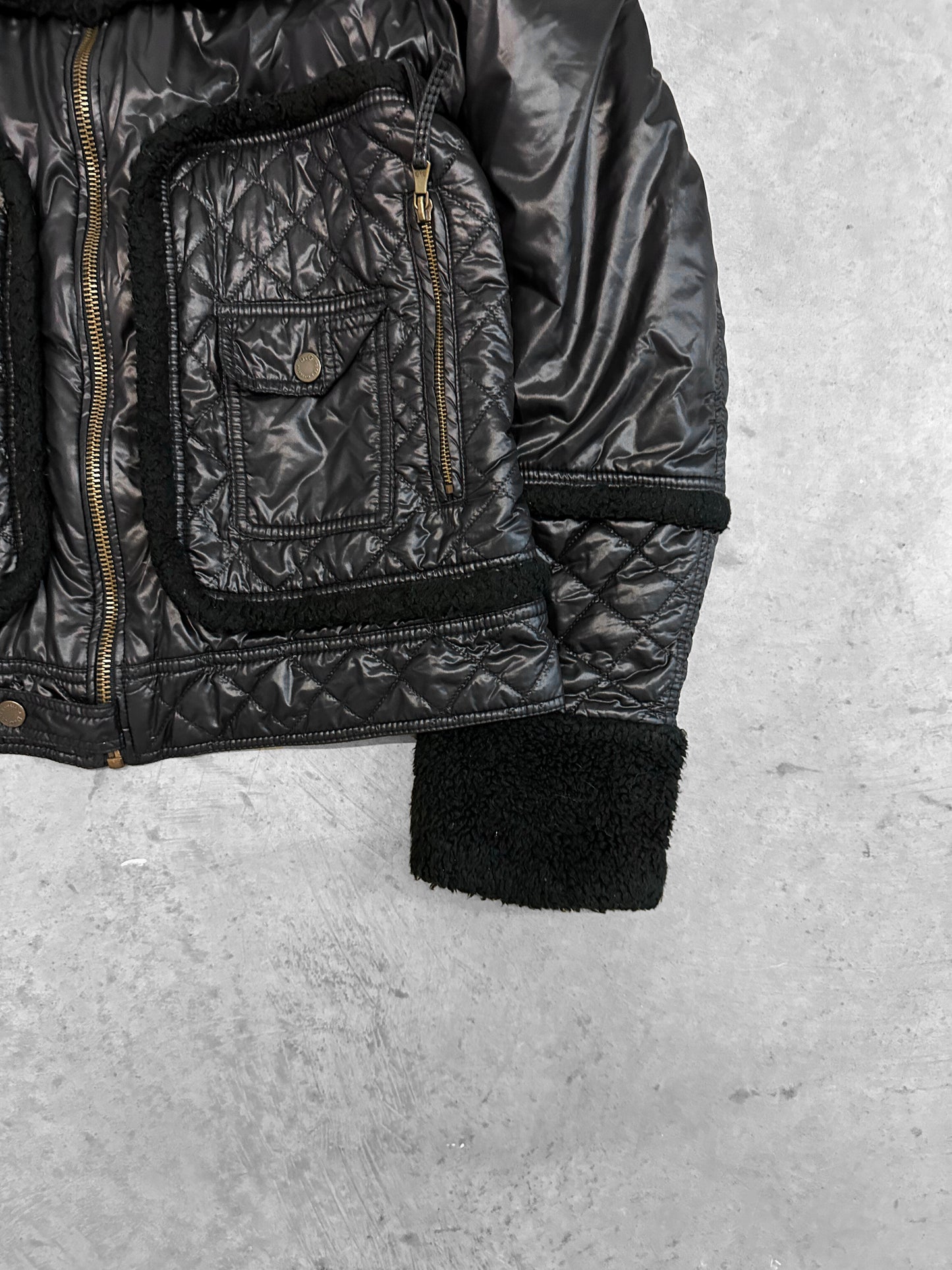 Dolce & Gabbana Shearling Cargo Jacket (M)