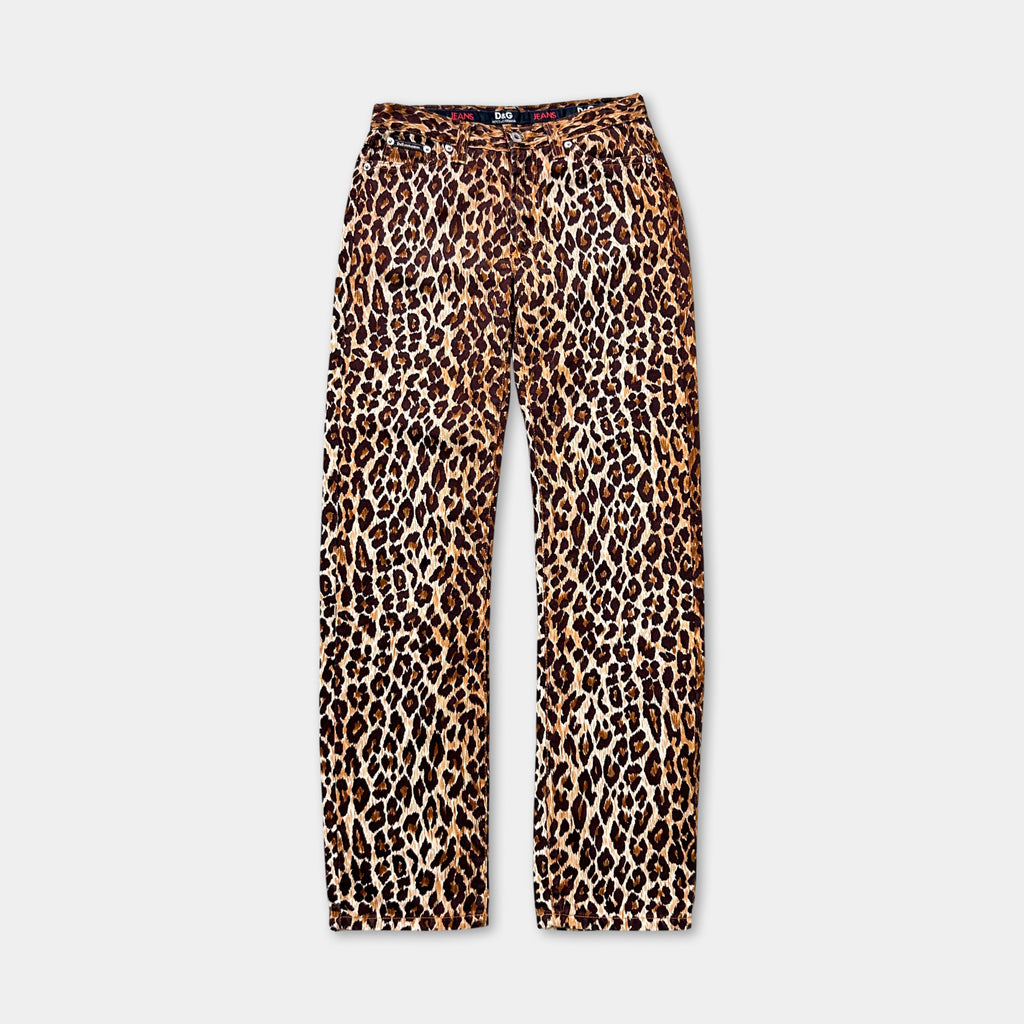 Dolce & Gabbana Leopard Skinny Jeans