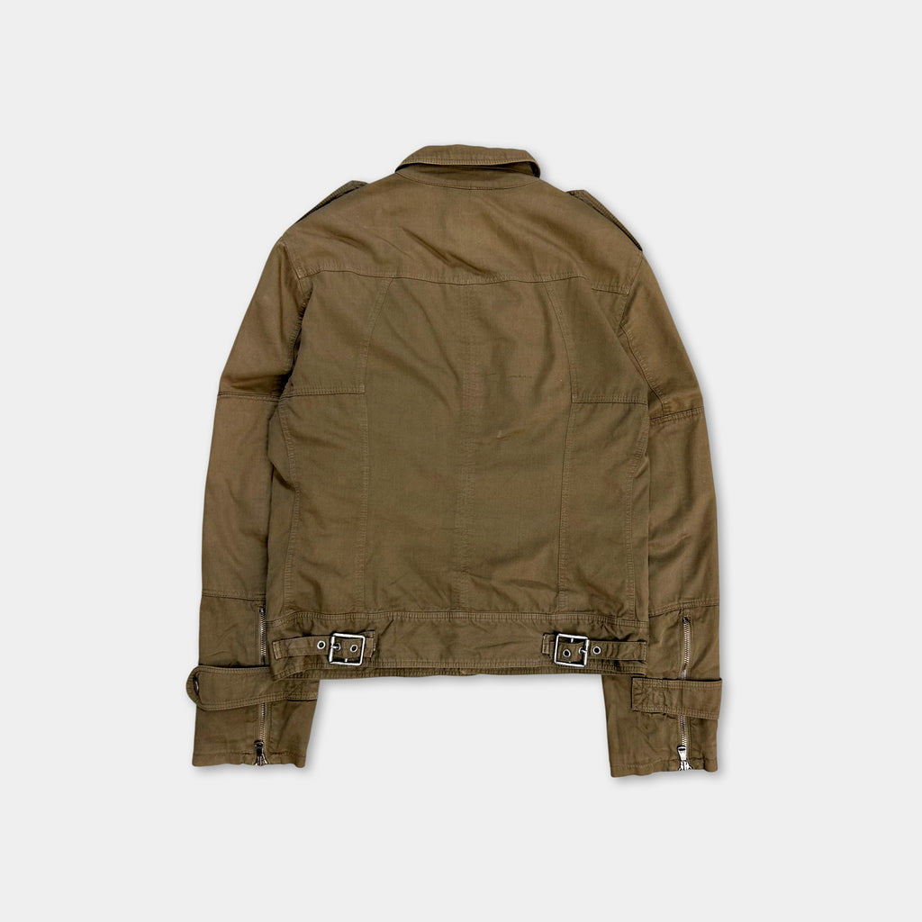 Dolce & Gabbana Army Green Zipper Jacket