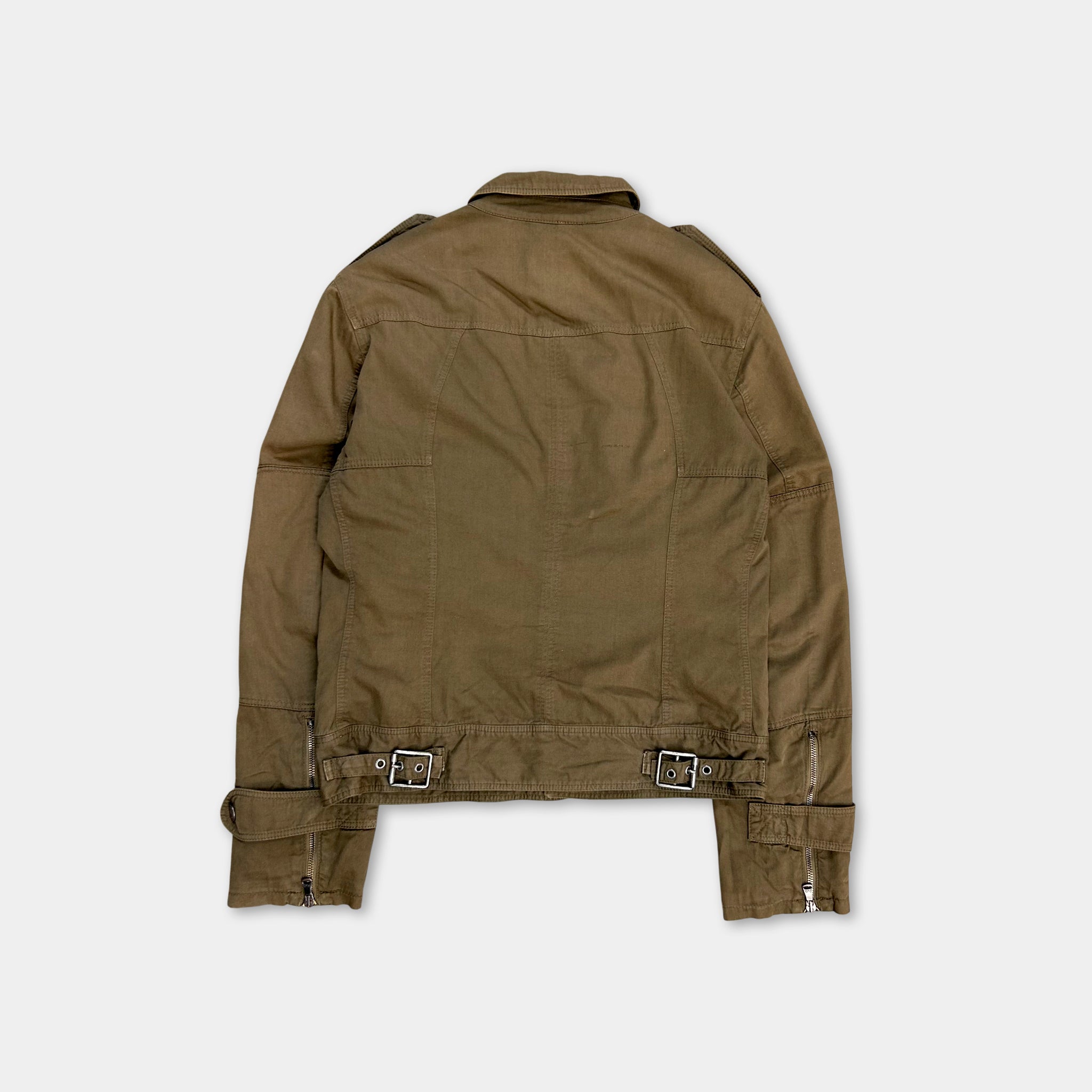Dolce & Gabbana Army Green Zipper Jacket