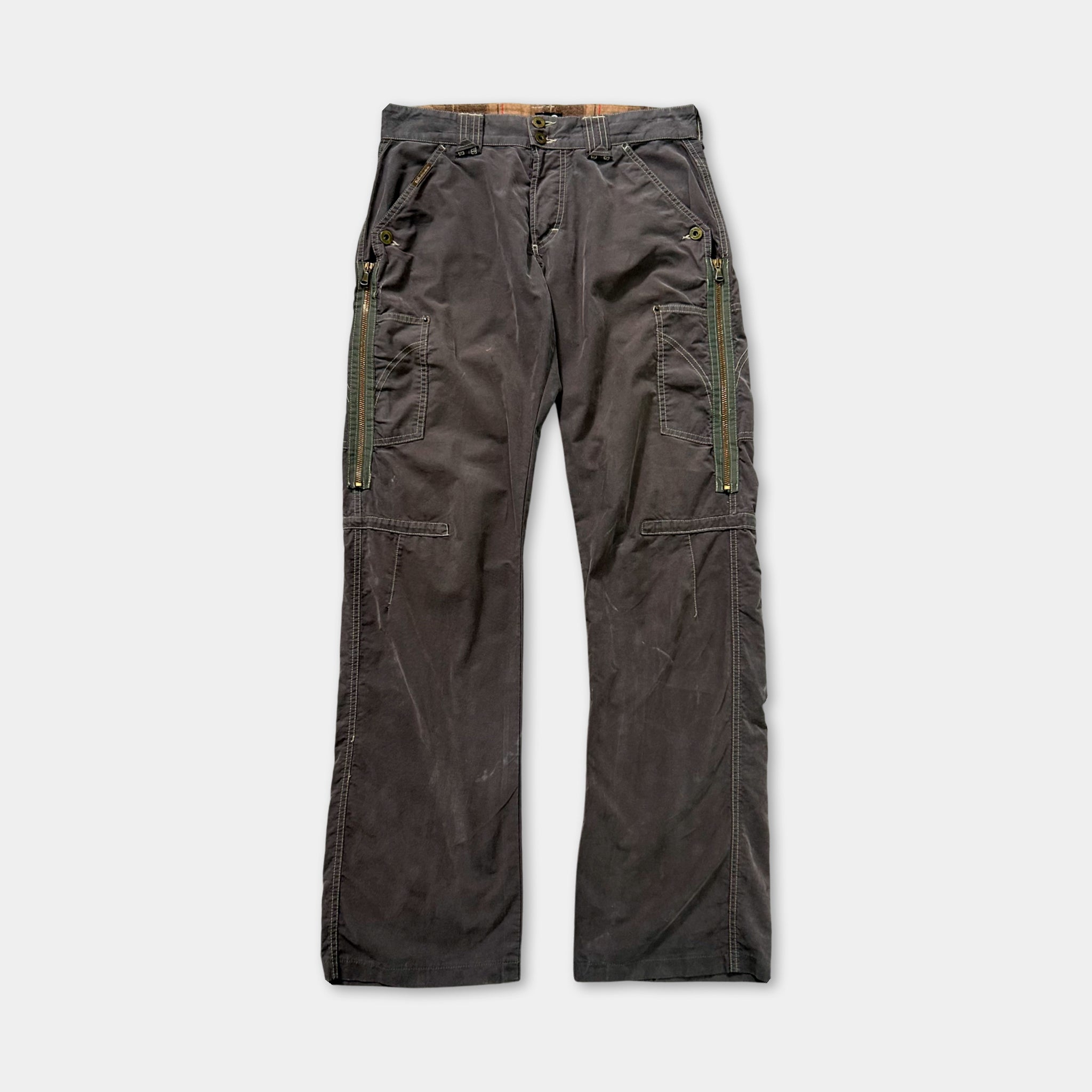 Dolce & Gabbana 2000s Brown Cargo Pants