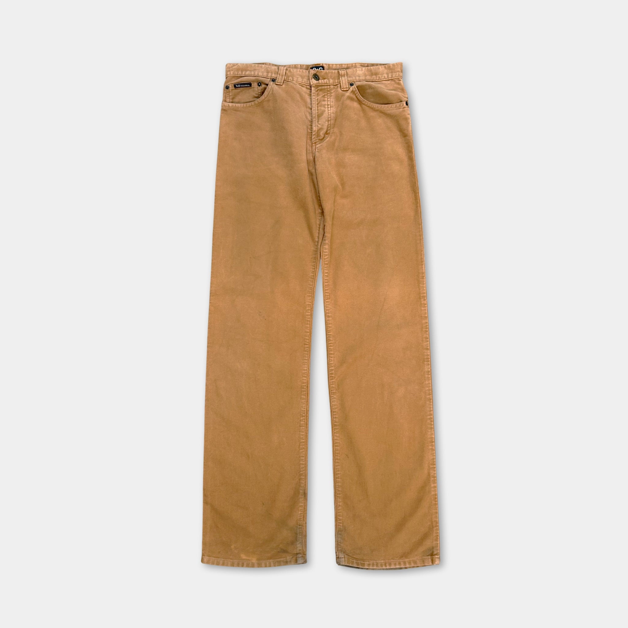 Dolce & Gabbana Beige Vintage Baggy Pants