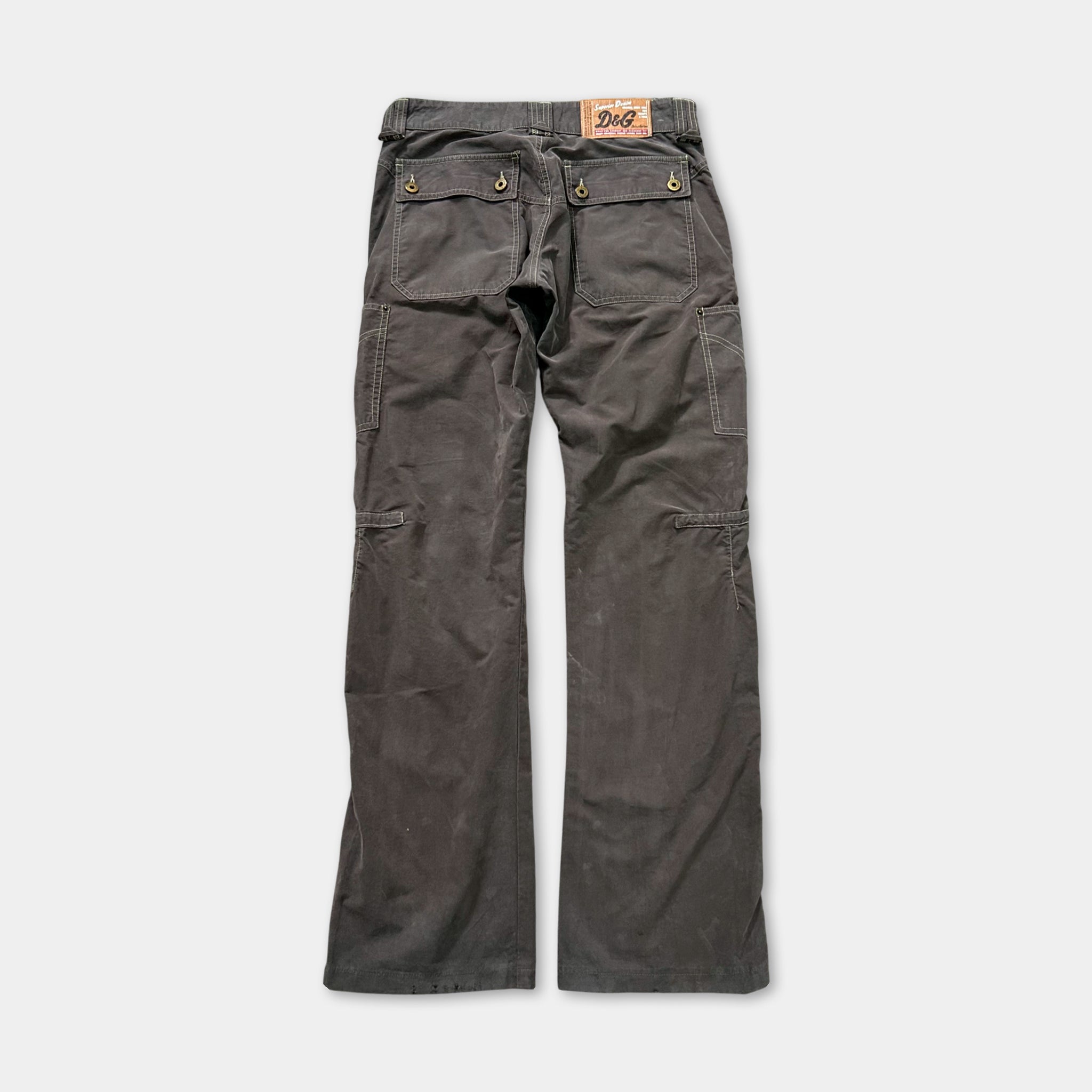 Dolce & Gabbana 2000s Brown Cargo Pants