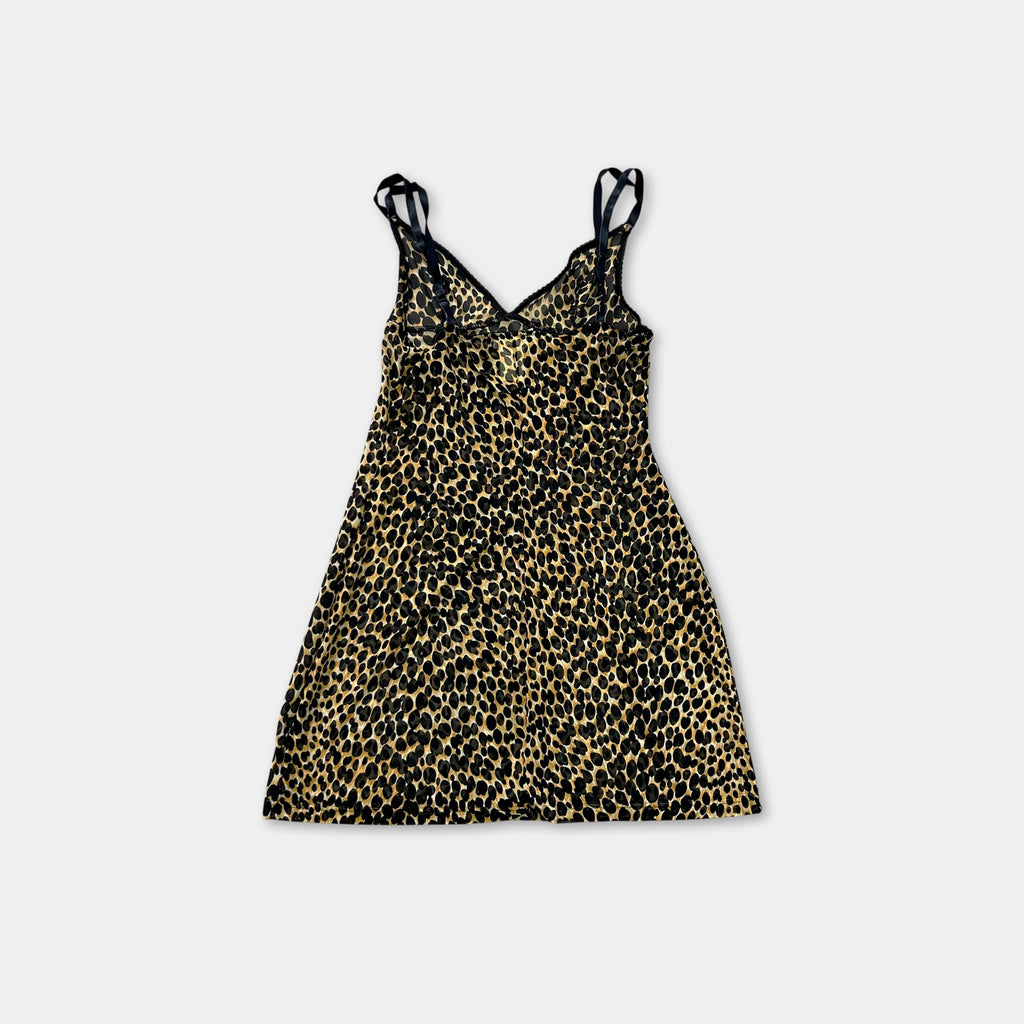Dolce & Gabbana Intimo Leopard Slip Dress