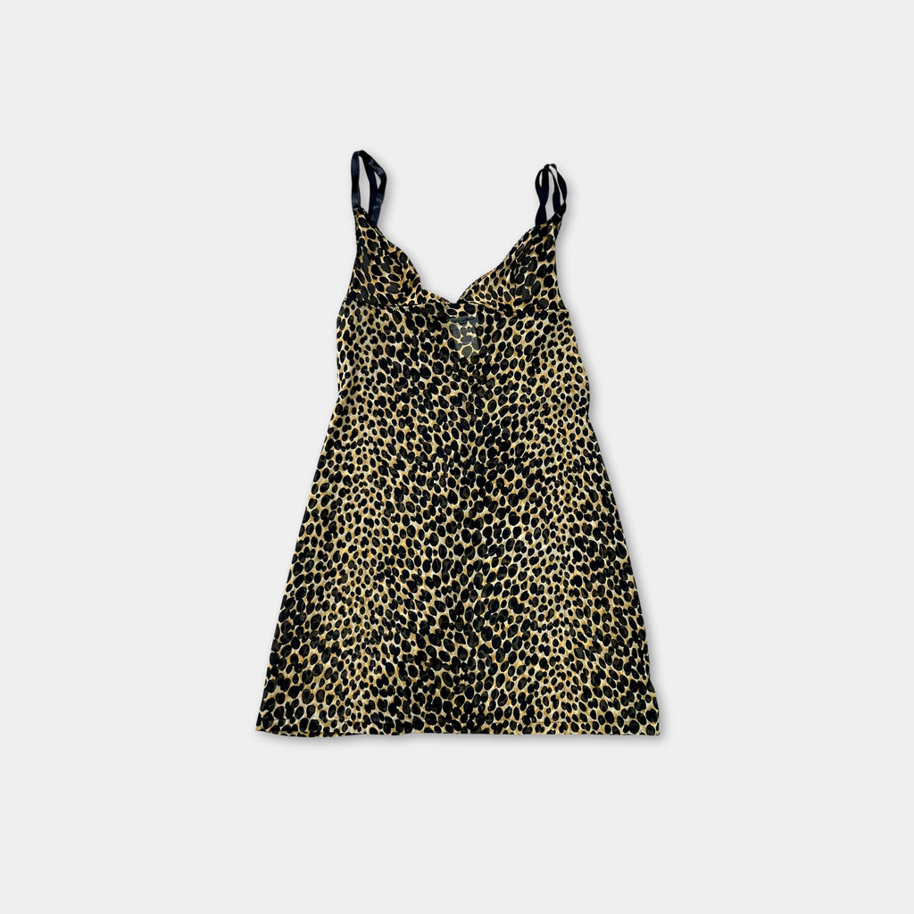 Dolce & Gabbana Intimo Leopard Slip Dress