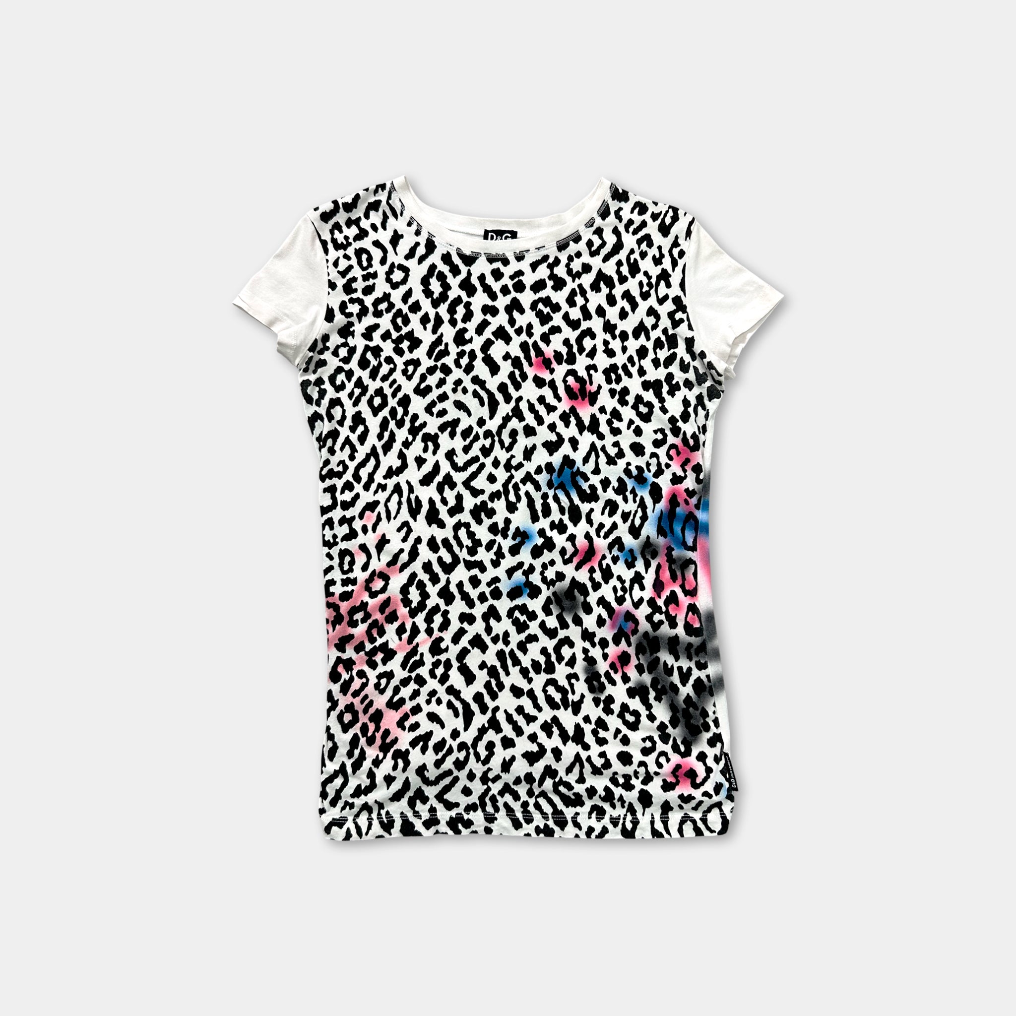 Dolce & Gabbana Leopard Pop Cotton T-Shirt