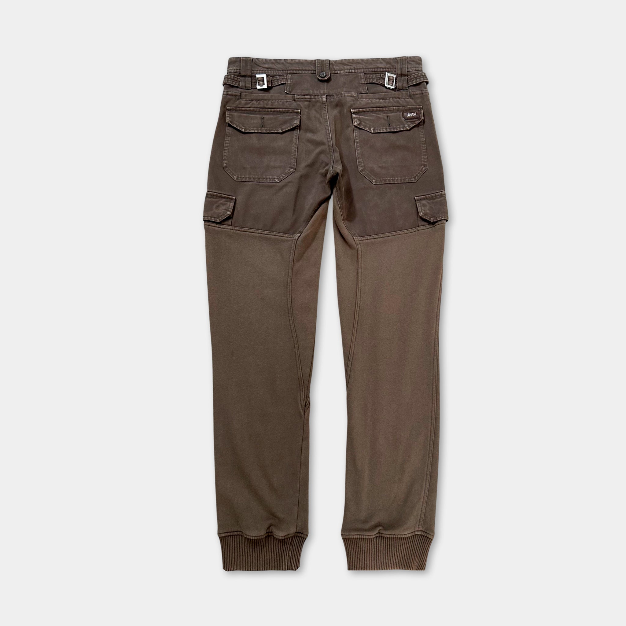 Dolce Gabbana Cargo Hybrid Brown Sweatpants