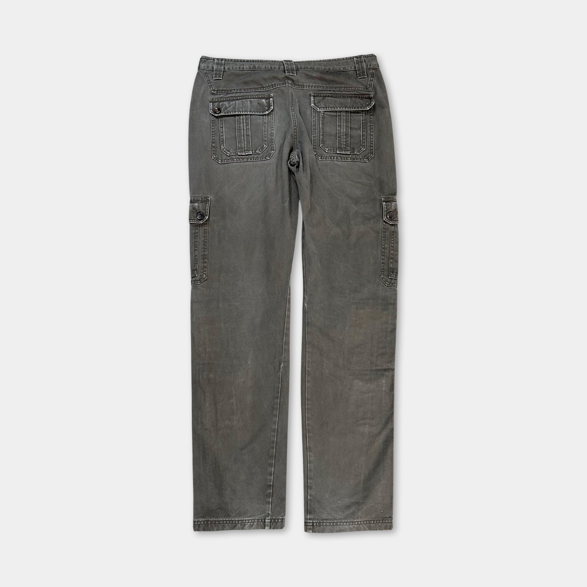 Dolce & Gabbana Vintage Multipocket Brown Cargo Pants