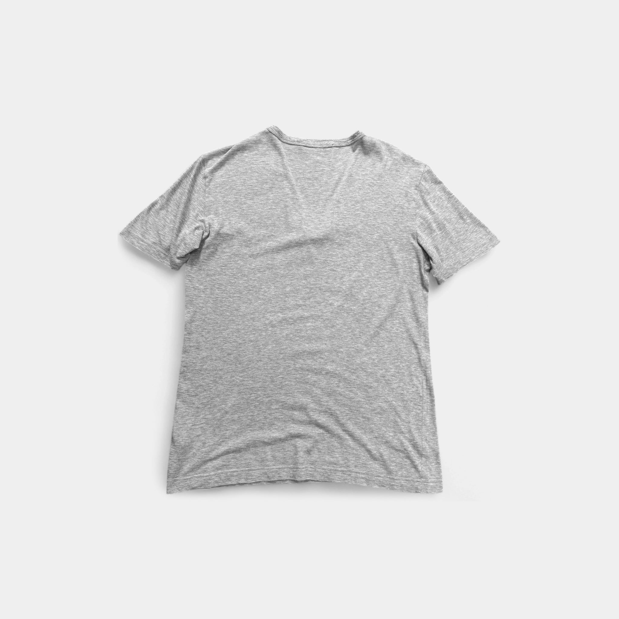 Dolce & Gabbana AW17 Military Medal Print V-Neck Grey T-Shirt