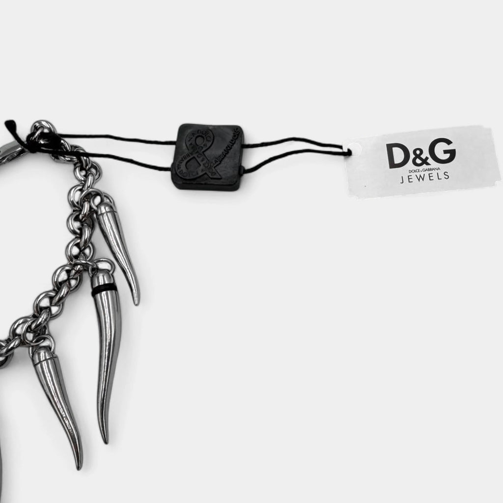 Dolce & Gabbana Multi-Horn Cornicello Charm Link Bracelet