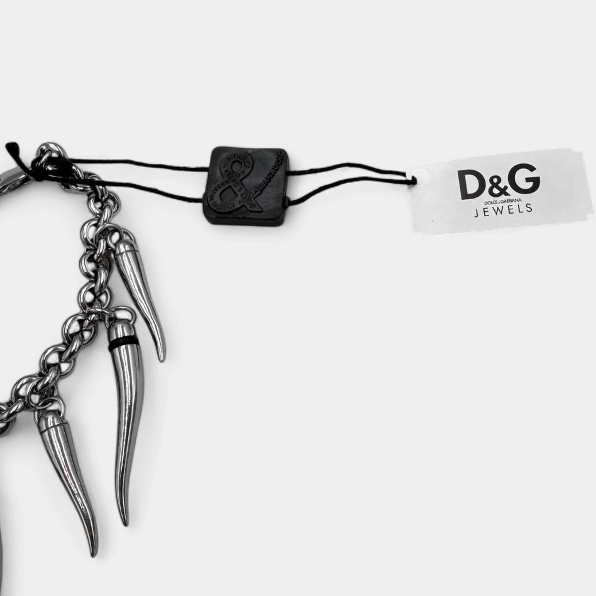 Dolce & Gabbana Multi-Horn Cornicello Charm Link Bracelet