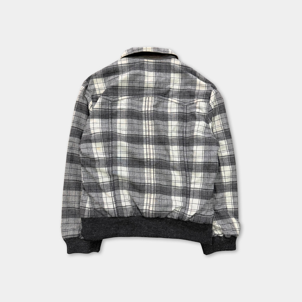 Dolce & Gabbana Reversible Patchwork Leather Checkered Jacket
