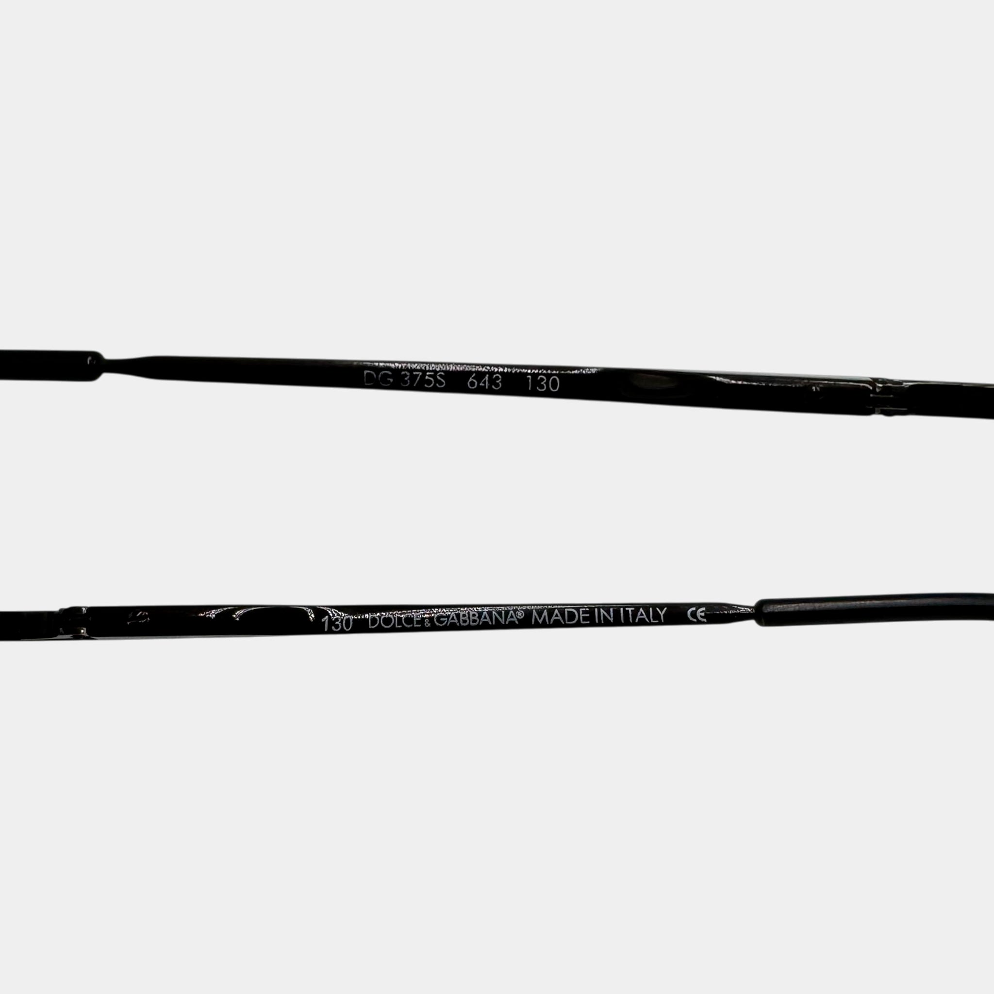 Dolce & Gabbana Rimless Shield Sunglasses