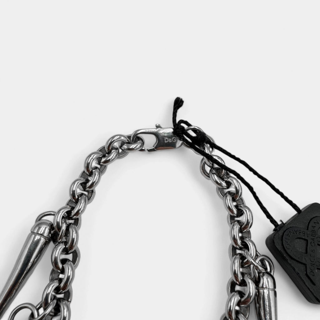 Dolce & Gabbana Multi-Horn Cornicello Charm Link Bracelet