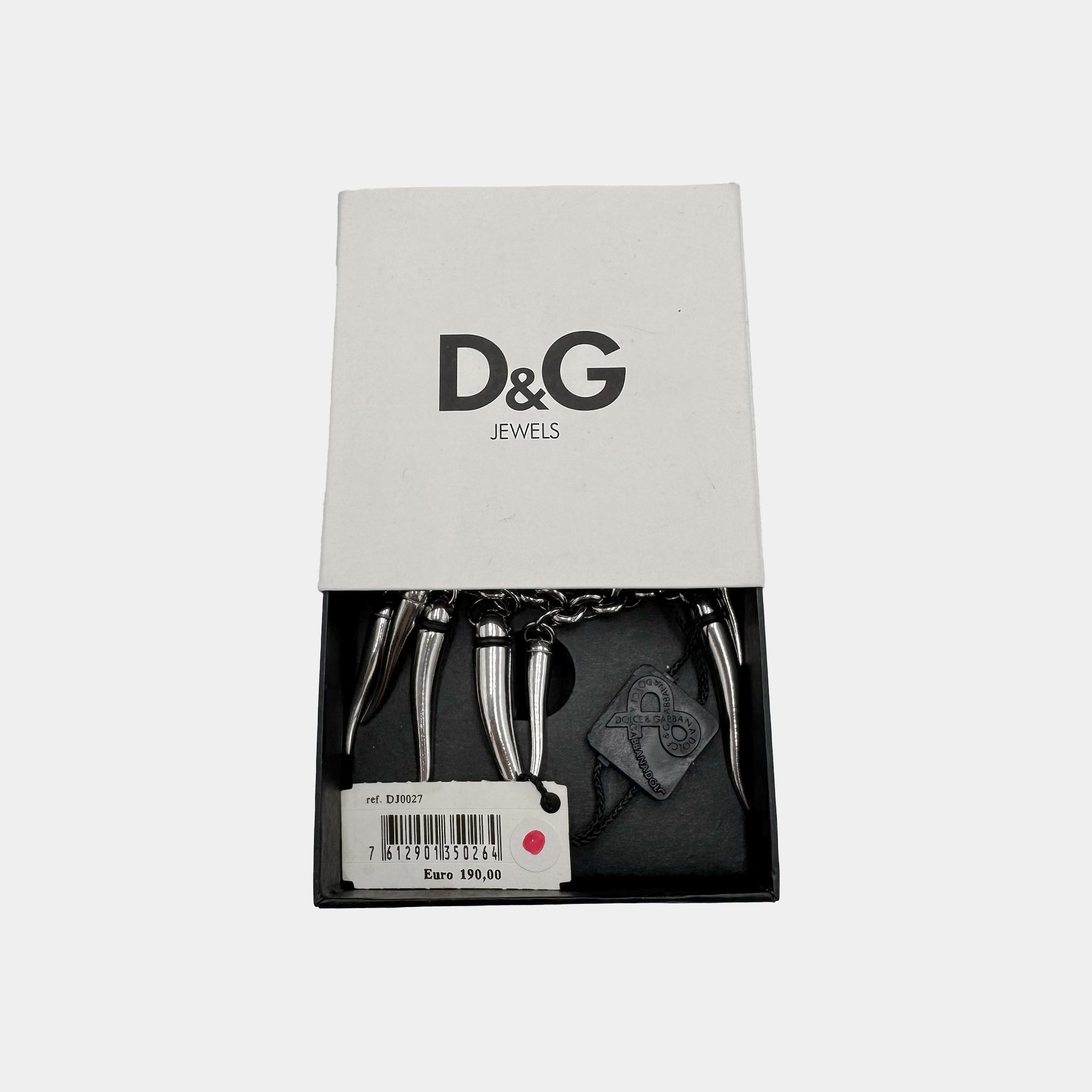 Dolce & Gabbana Multi-Horn Cornicello Charm Link Bracelet