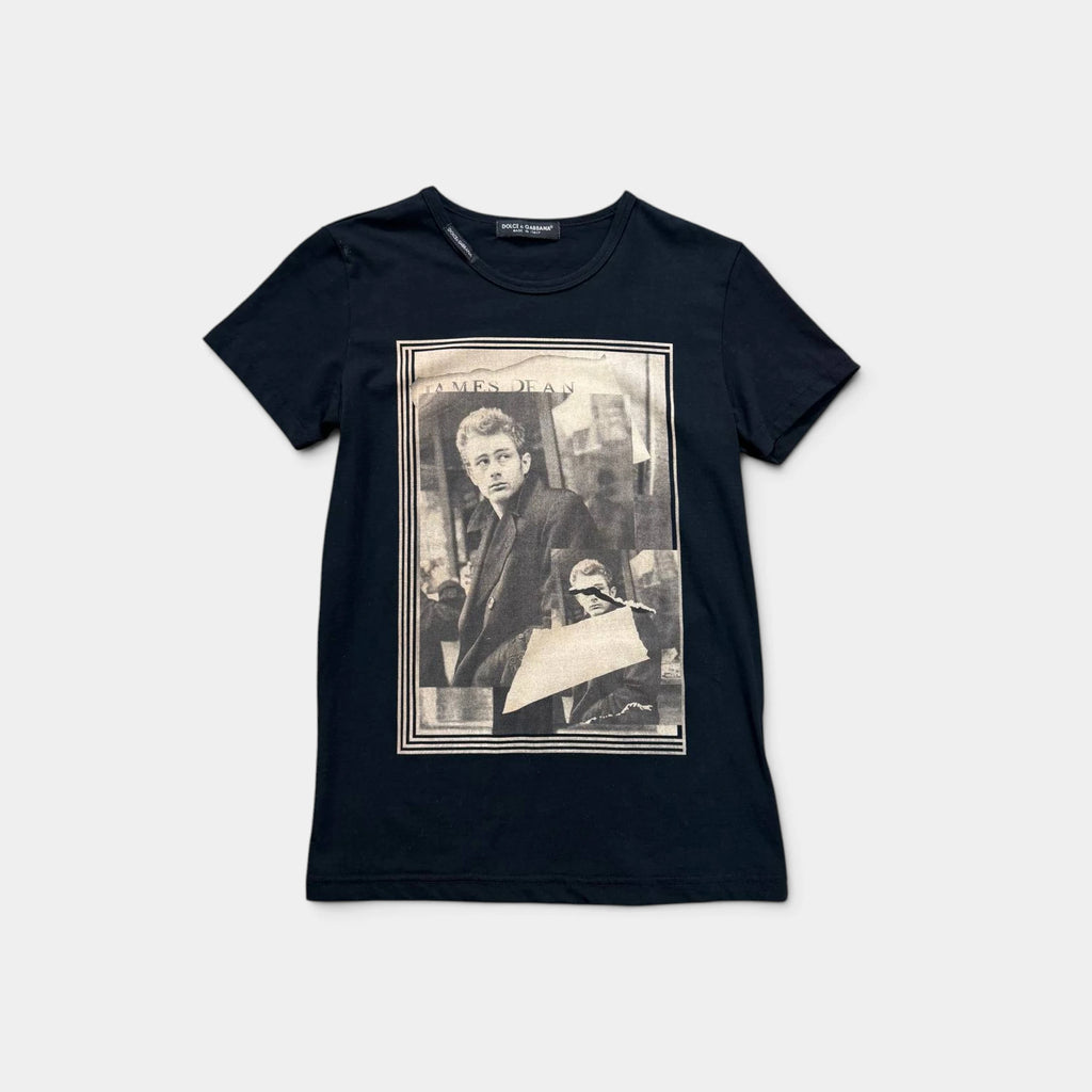 Dolce & Gabbana James Dean Black T-Shirt