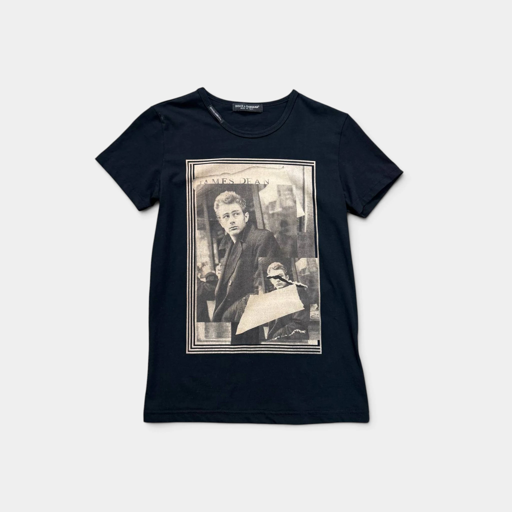 Dolce & Gabbana James Dean Black T-Shirt
