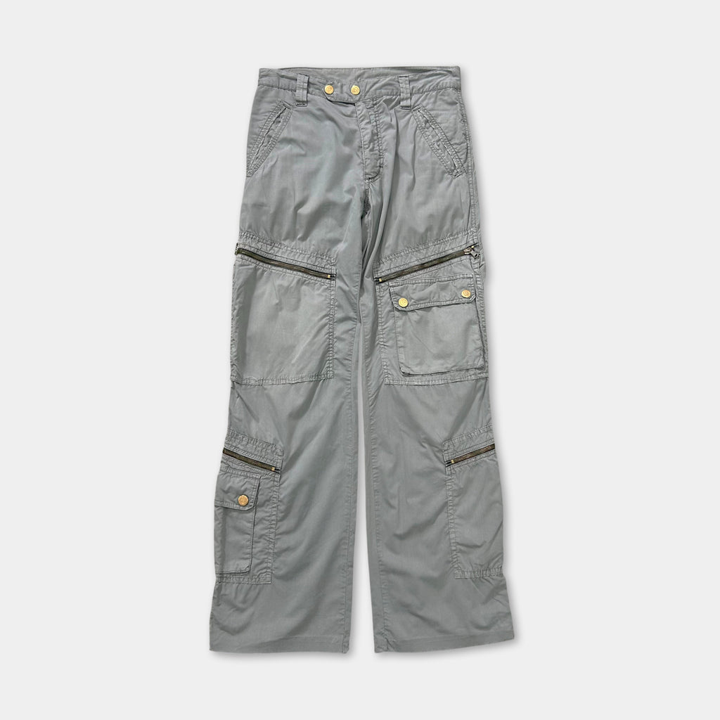 Dolce & Gabbana 2000's Grey Multipocket Cargo Pants