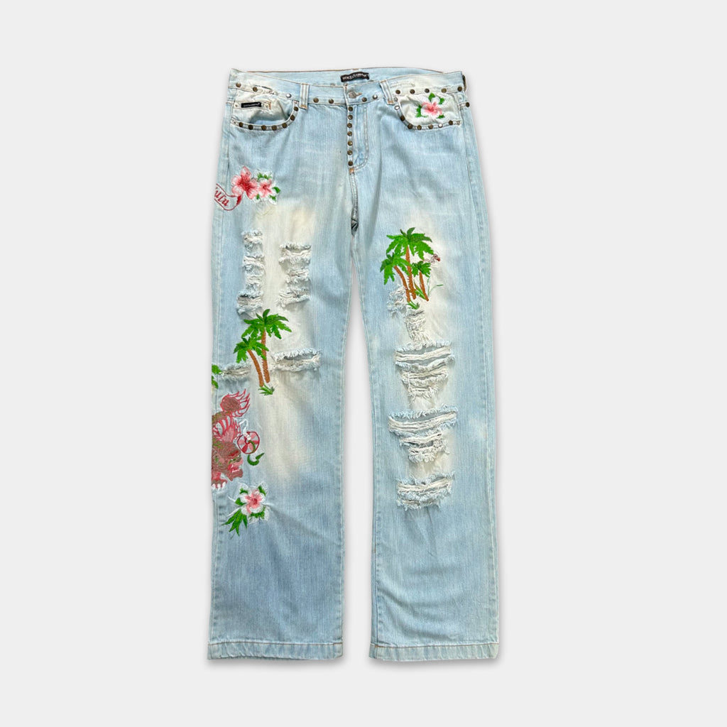 Dolce & Gabbana SS06 Honolulu Denim Jeans