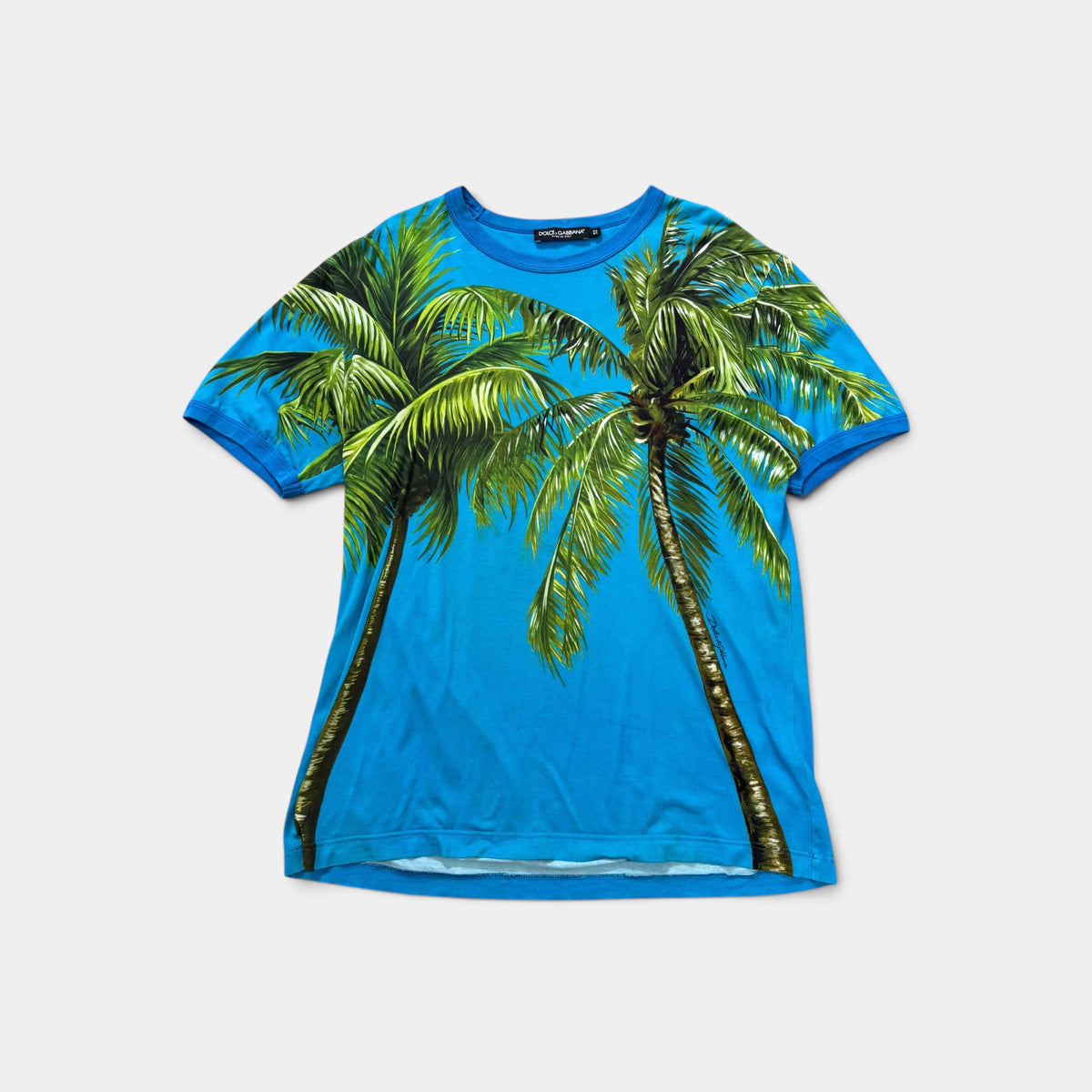 Dolce & Gabbana SS17 Tropical Palm Trees Graphic T-Shirt