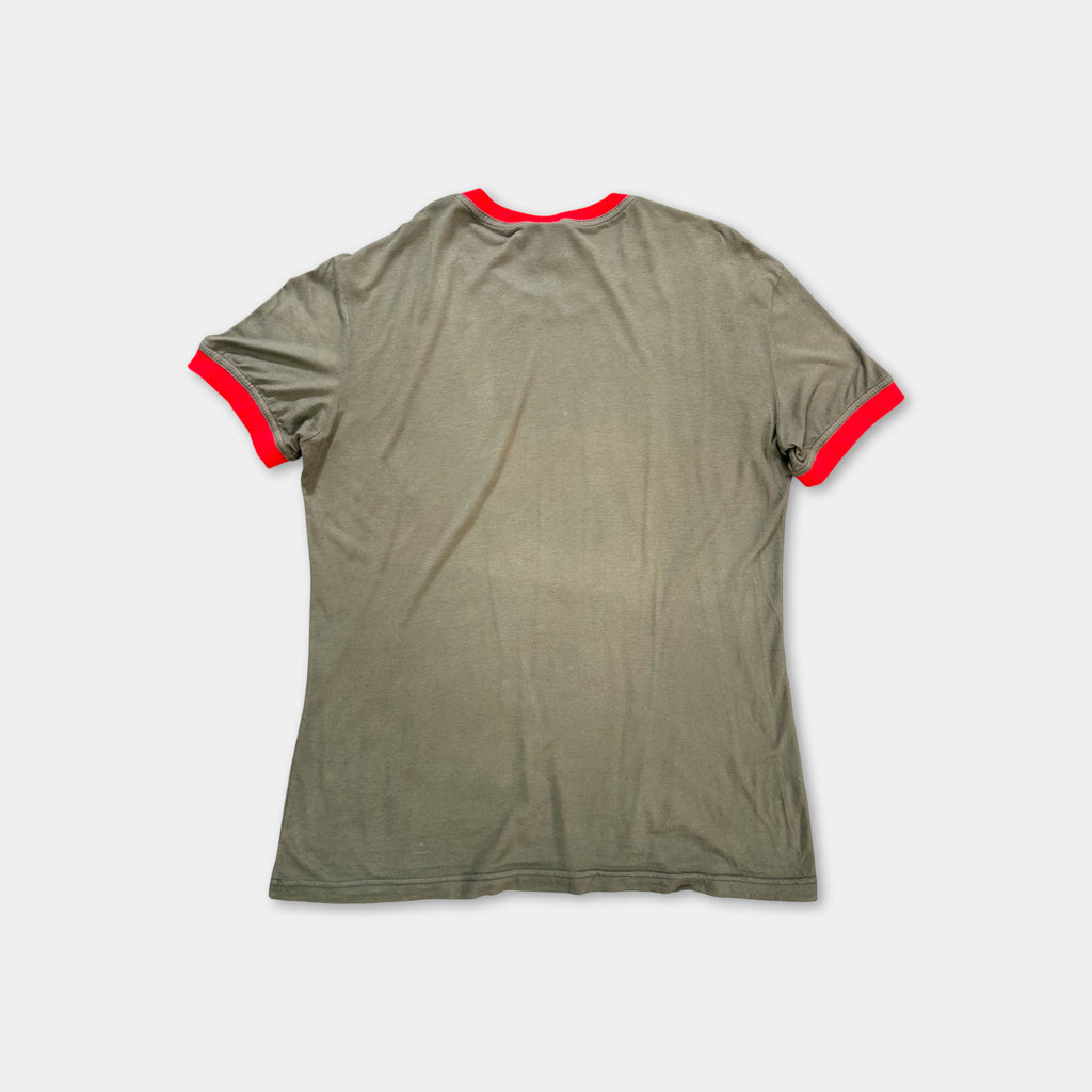 Dolce & Gabbana Green Khaki Graphic T-Shirt